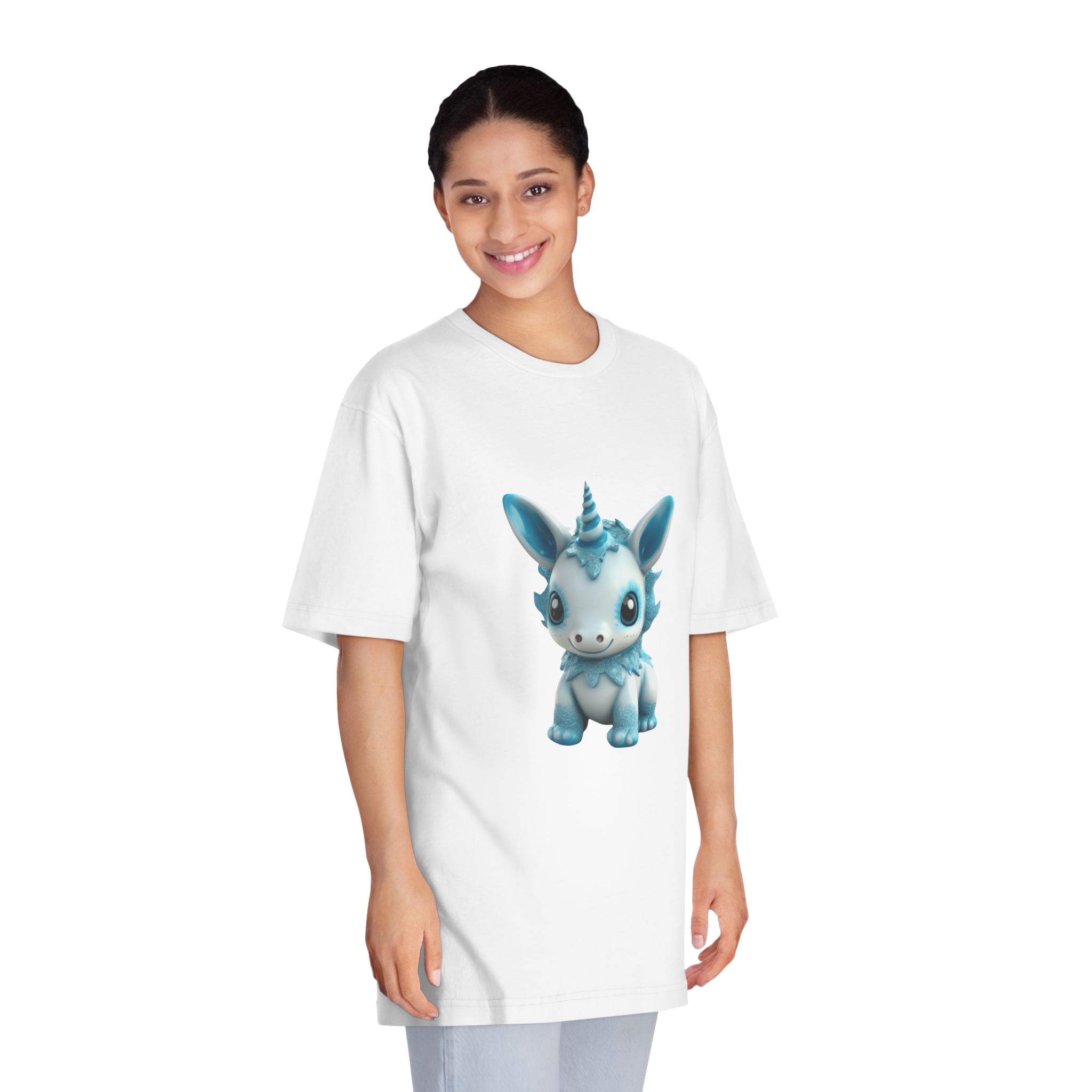 Unicorns 408 Unisex Classic Crewneck T Shirt - Image 3