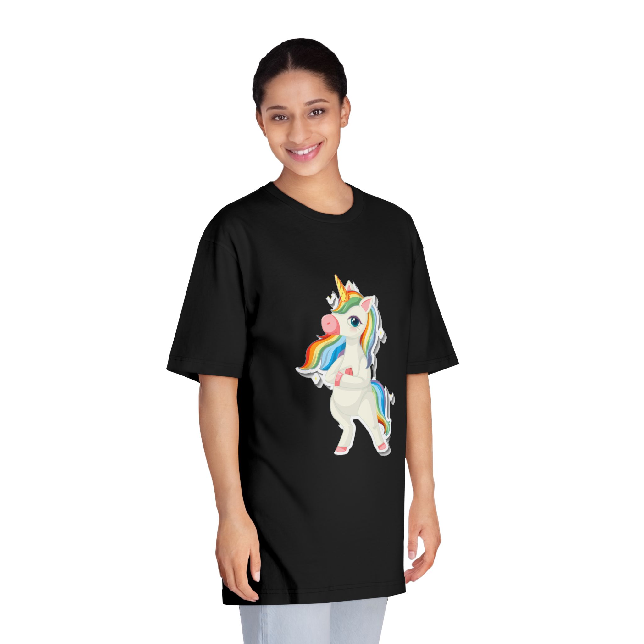 Unicorn V697 Unisex Classic Crewneck T Shirt - Image 7