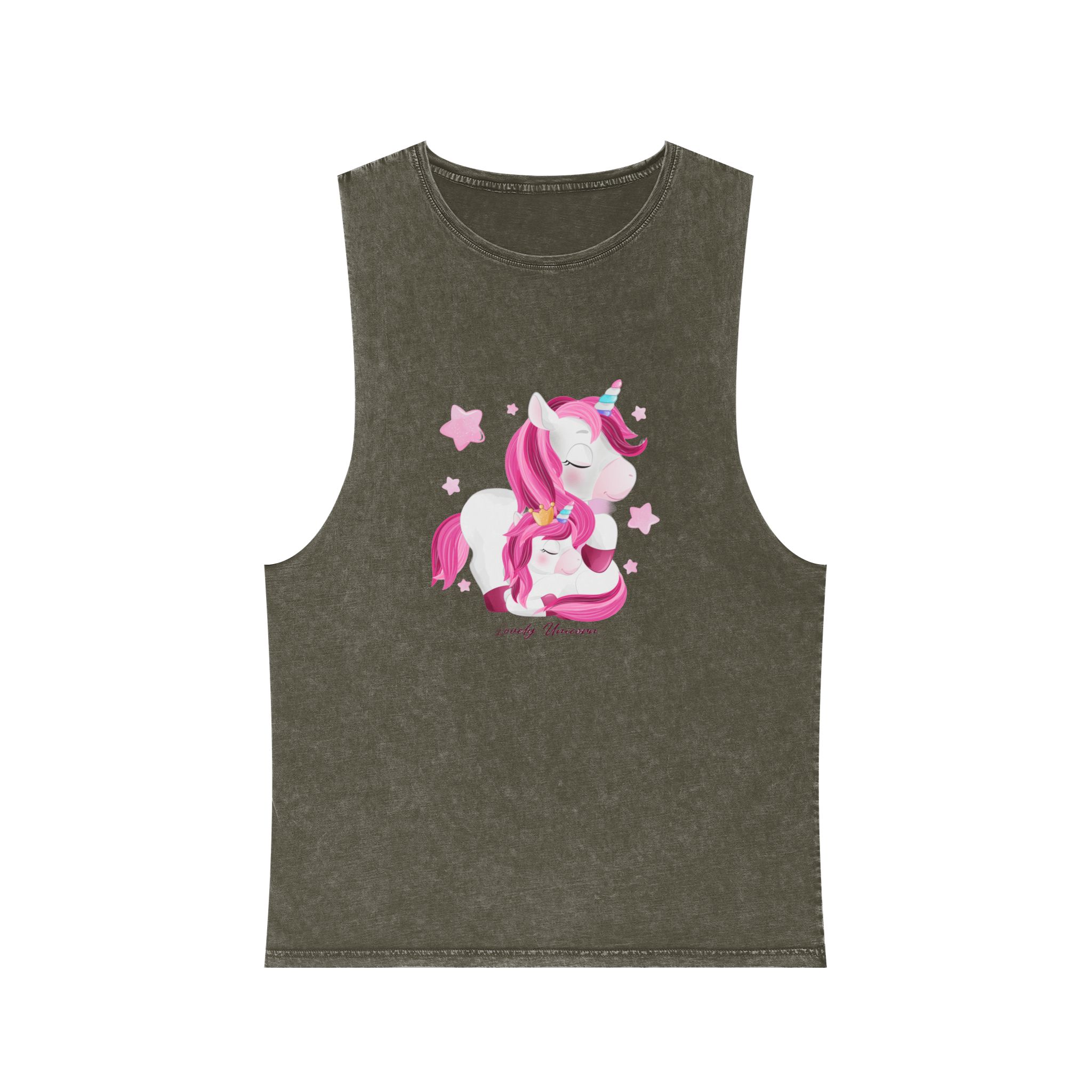 Unicorn V492 Unisex Stonewash Tank Top - Image 5