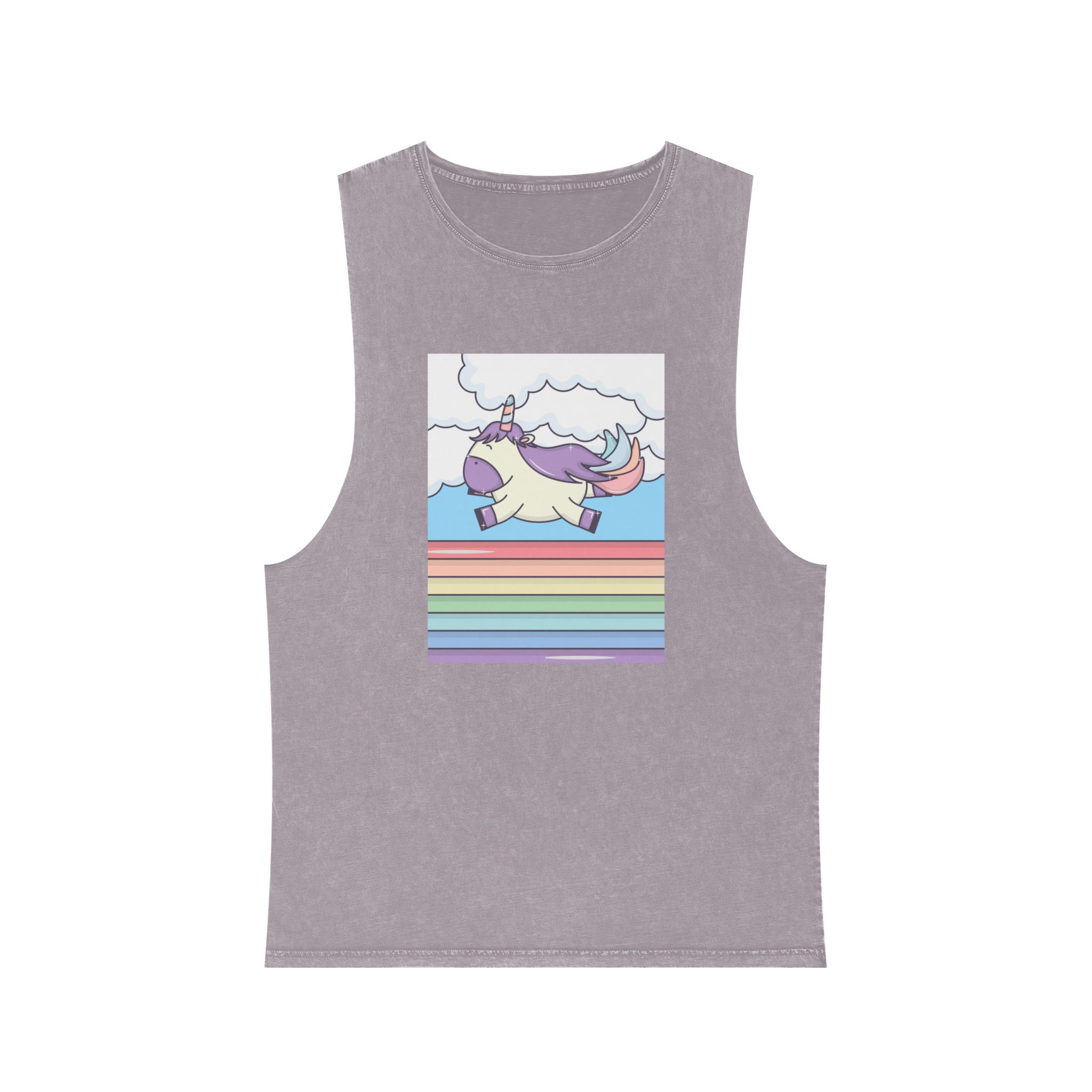 Unicorn V350 Unisex Stonewash Tank Top - Image 17