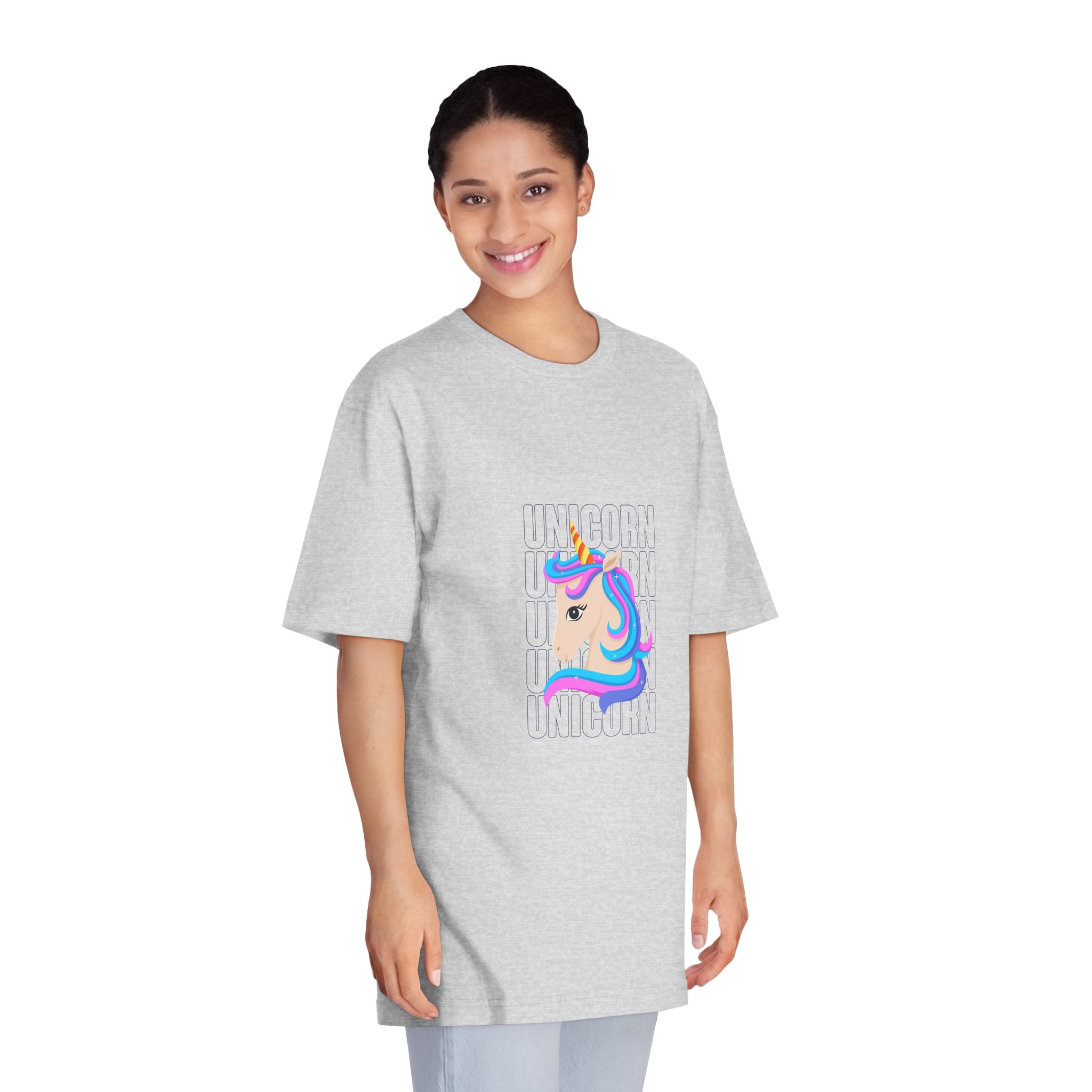 Cute Unicorn Unisex Classic Crewneck T Shirt - Image 15