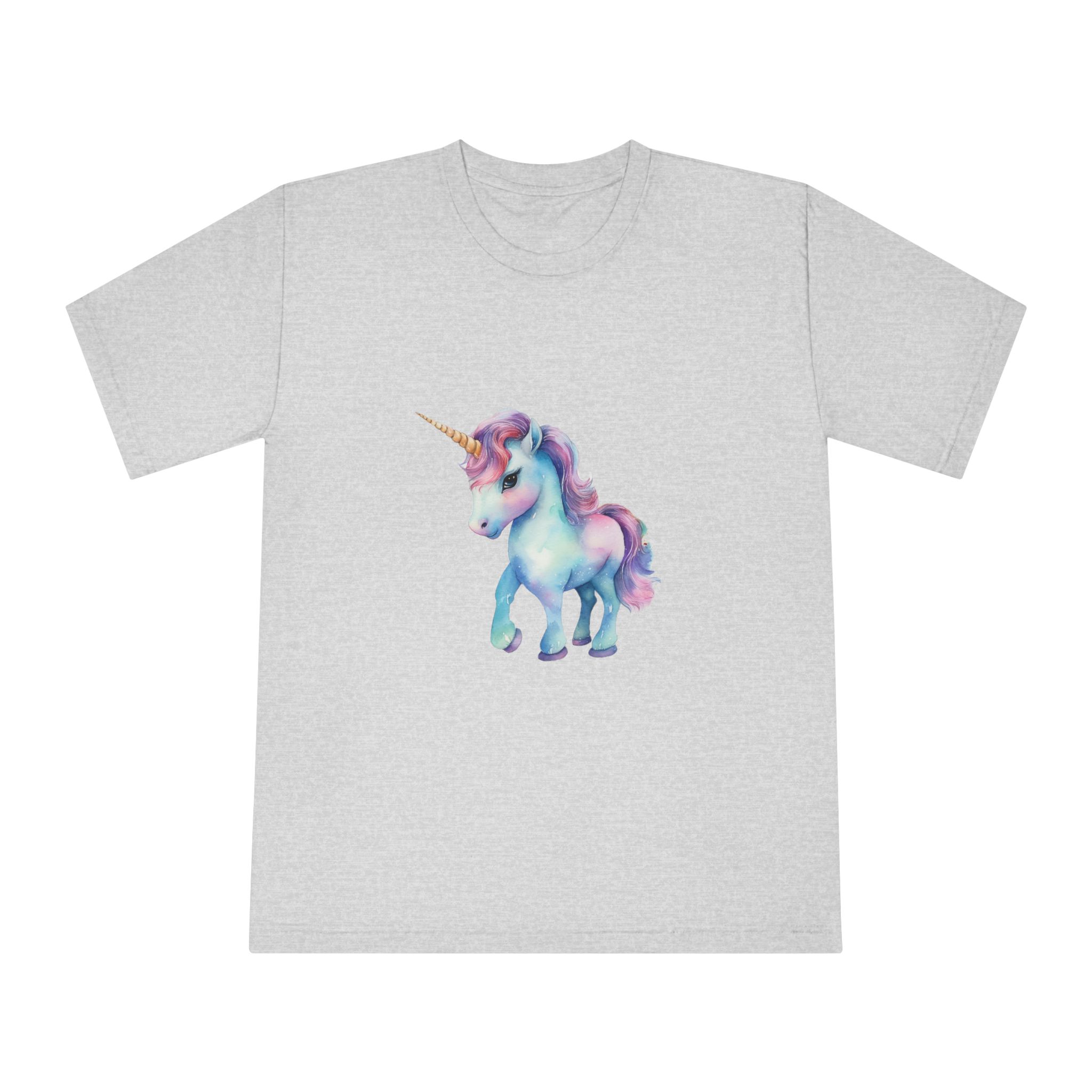 Unicorn With Colorful Mane Pink Mane Generative Ai Unisex Classic Crewneck T Shirt - Image 13