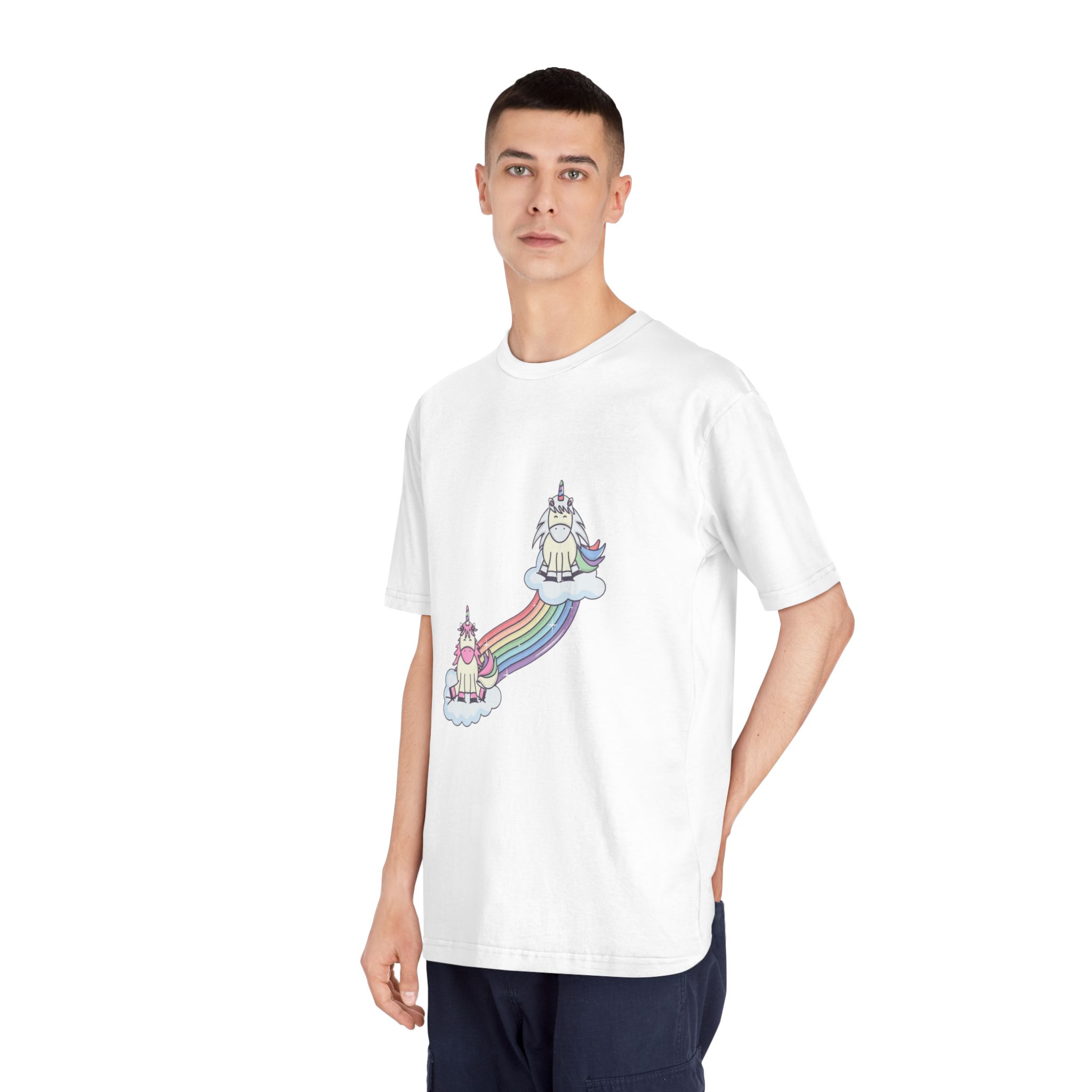 Unicorns 107 Unisex Classic Crewneck T Shirt - Image 4