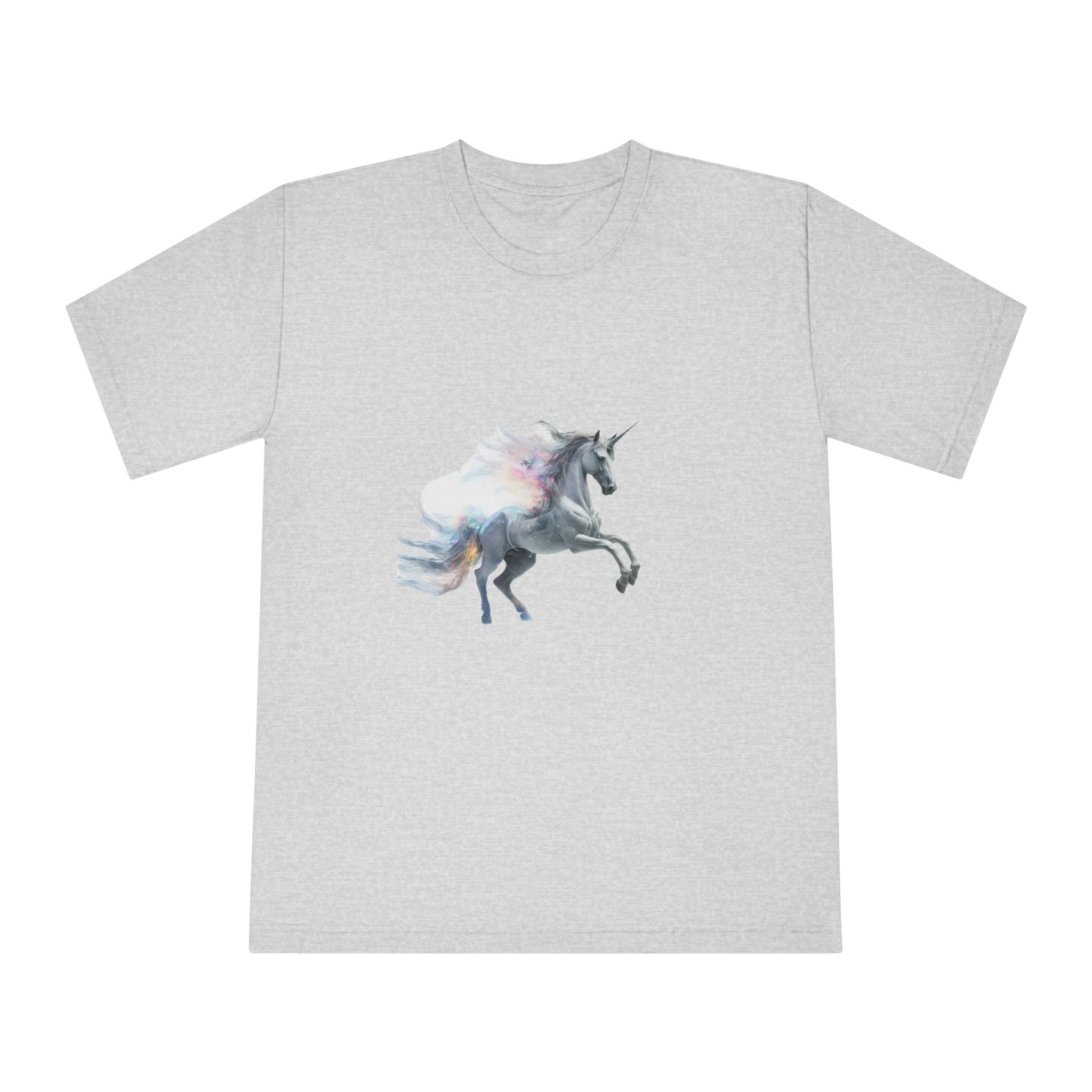 Unicorn With White Background High Quality Ultra Hd Unisex Classic Crewneck T Shirt - Image 13
