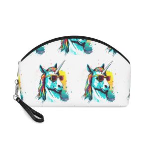 Cute Cartoon Baby Unicorn Isolated Transparent Background Ideal Tshirt Prints Stickers Mugs Makeup Bag