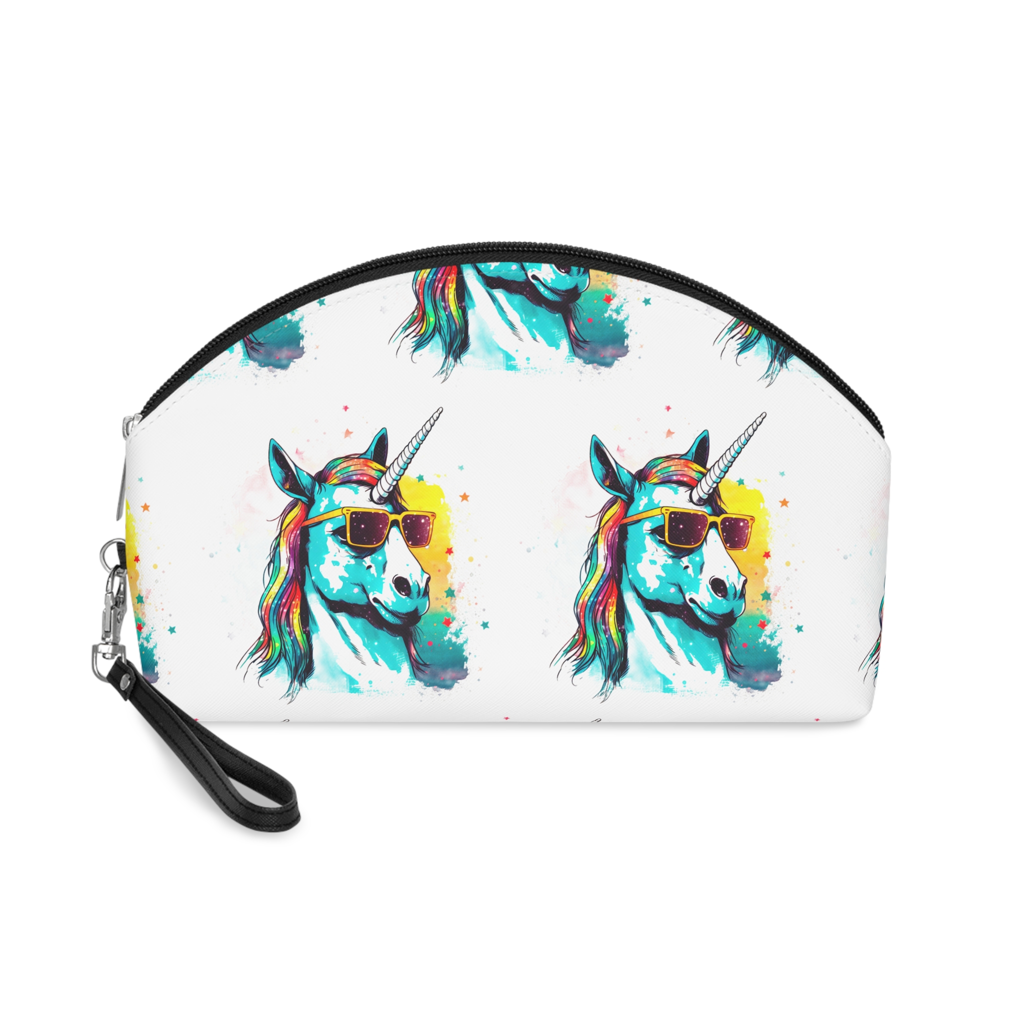 Cute Cartoon Baby Unicorn Isolated Transparent Background Ideal Tshirt Prints Stickers Mugs Makeup Bag