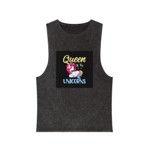Unicorn 19 Unisex Stonewash Tank Top