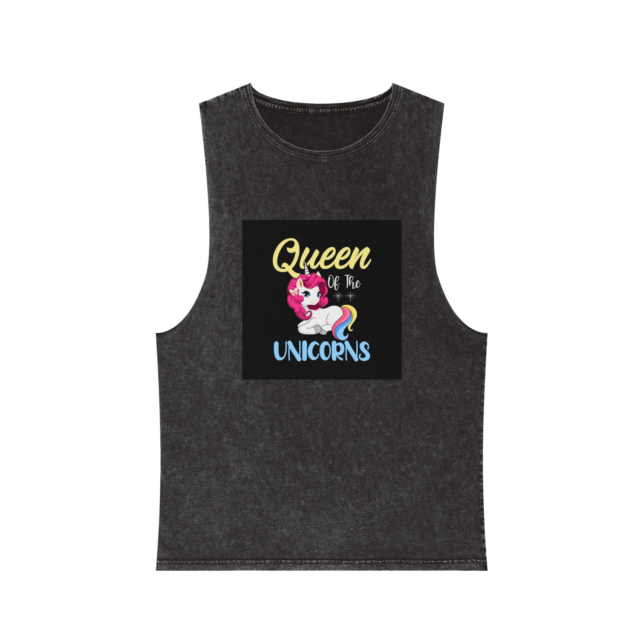 Unicorn 19 Unisex Stonewash Tank Top