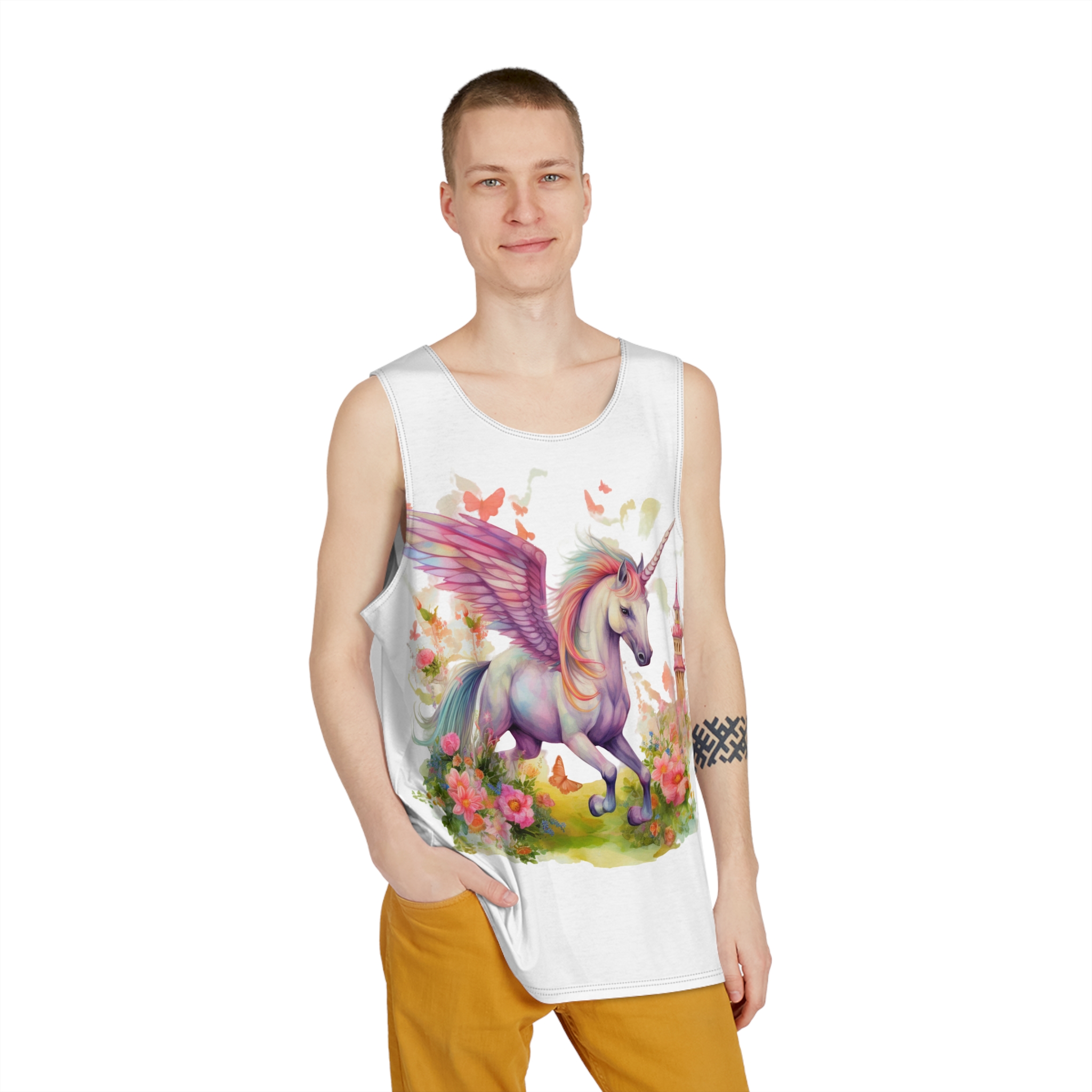 Unicorns 360 Mens Tank Aop - Image 3