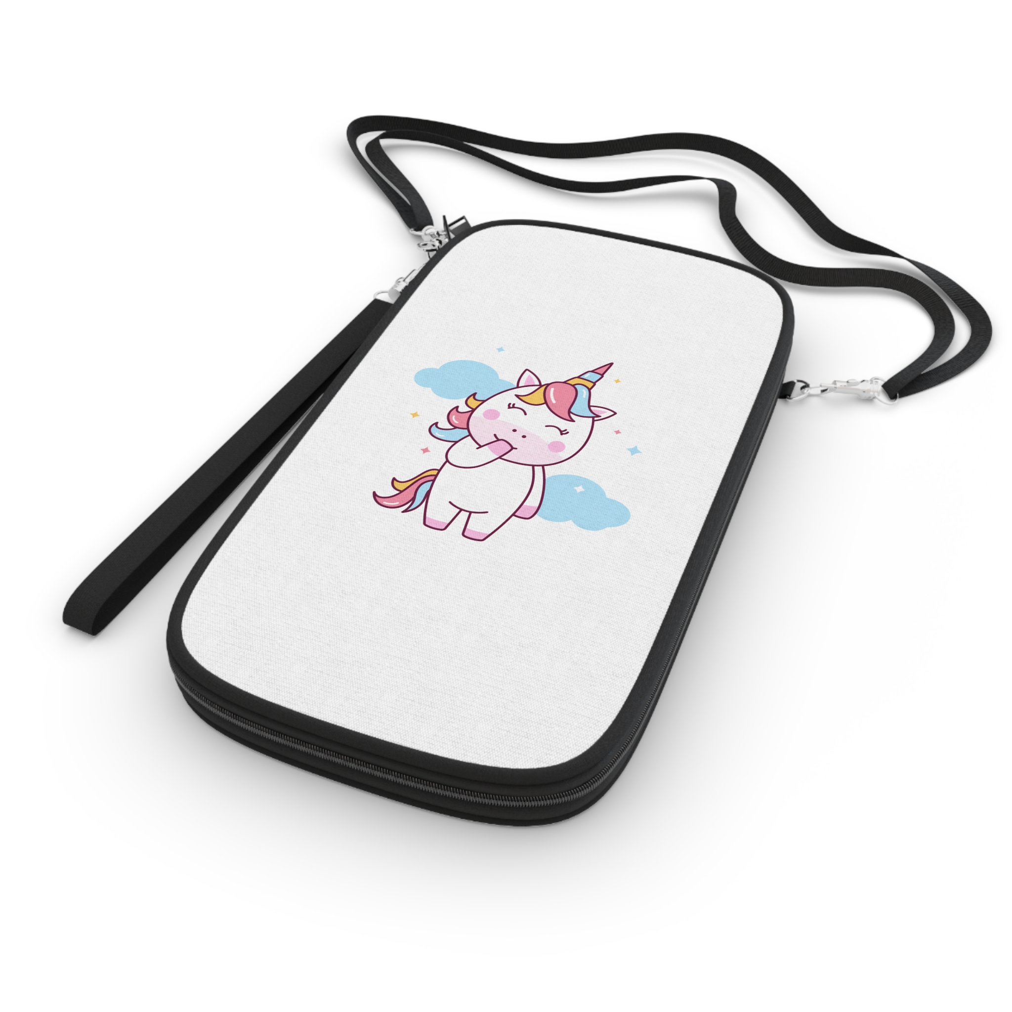Cute Unicorn Illustration Passport Wallet - Image 3