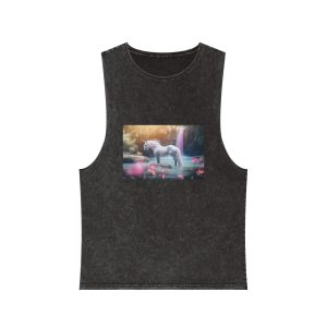 Magical Mythical Unicorn Creature 8 Unisex Stonewash Tank Top