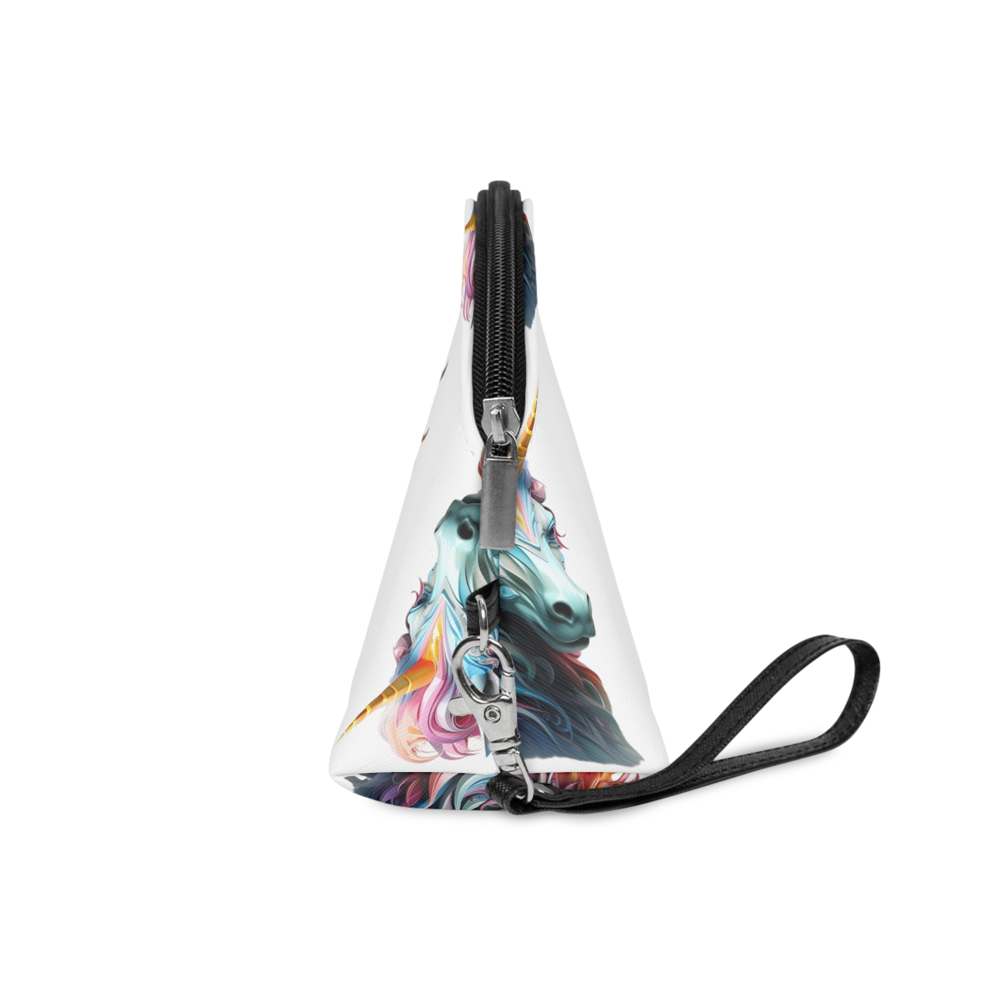 Colorful 3d Unicorn With Colorful Mane Makeup Bag - Image 3