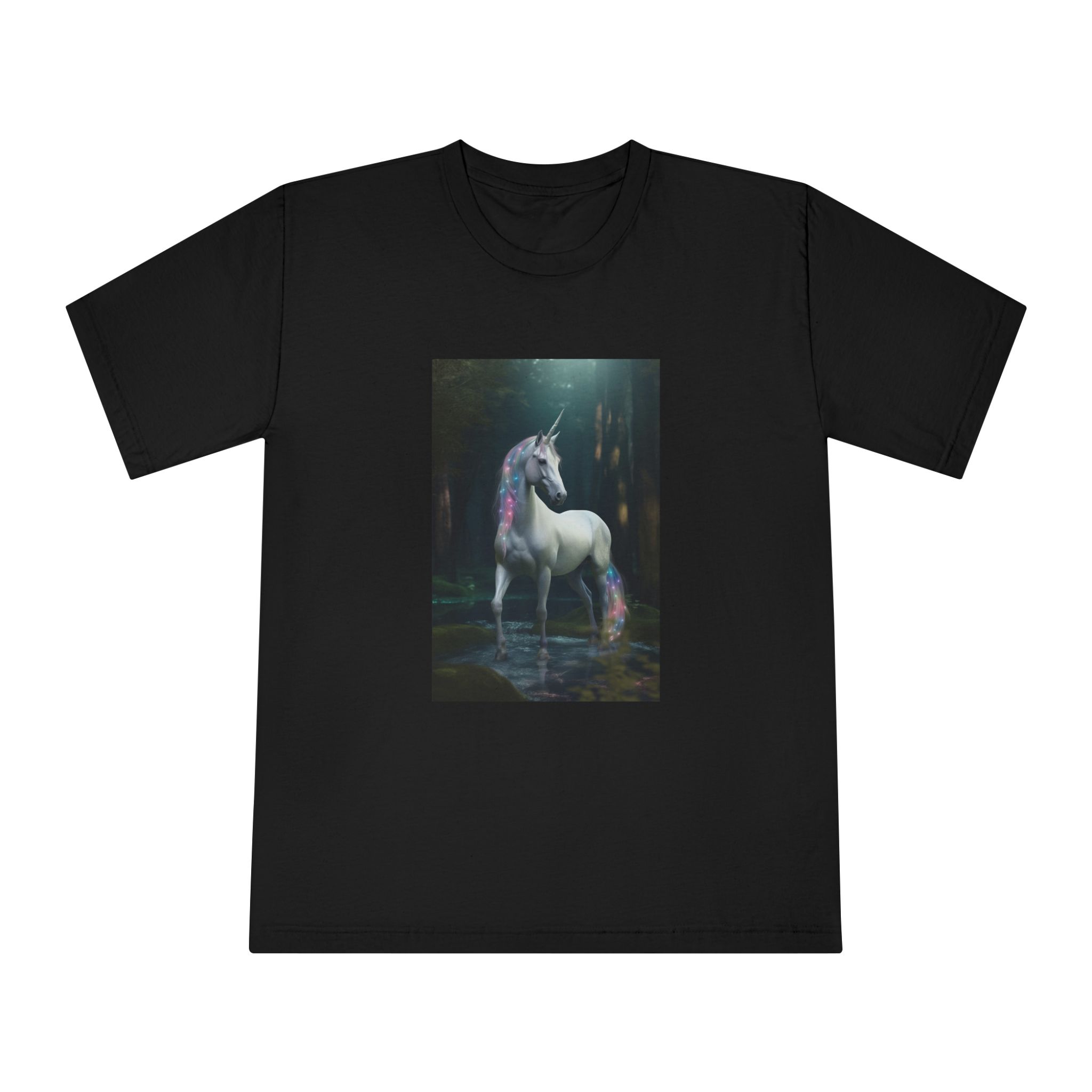 Magical Mythical Unicorn Creature 7 Unisex Classic Crewneck T Shirt - Image 5