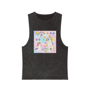 Unicorn V460 Unisex Stonewash Tank Top