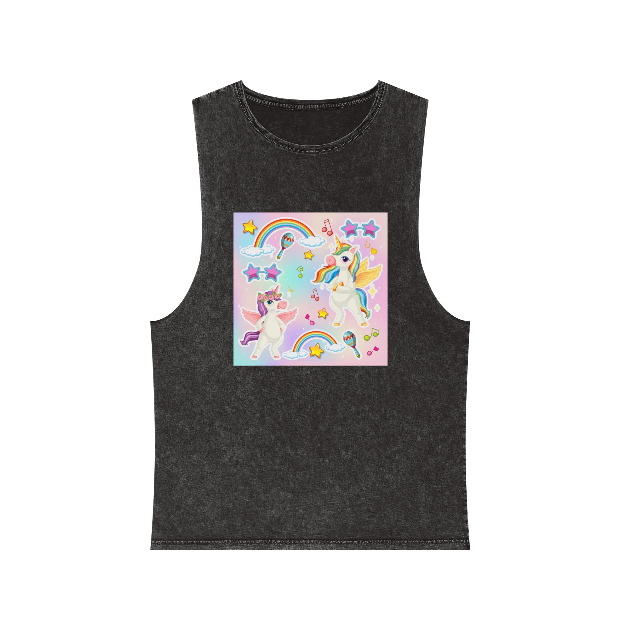 Unicorn V460 Unisex Stonewash Tank Top