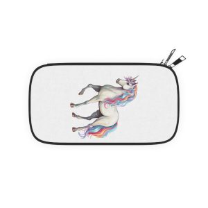 Fantasy Unicorn Isolated White Background (1) Passport Wallet