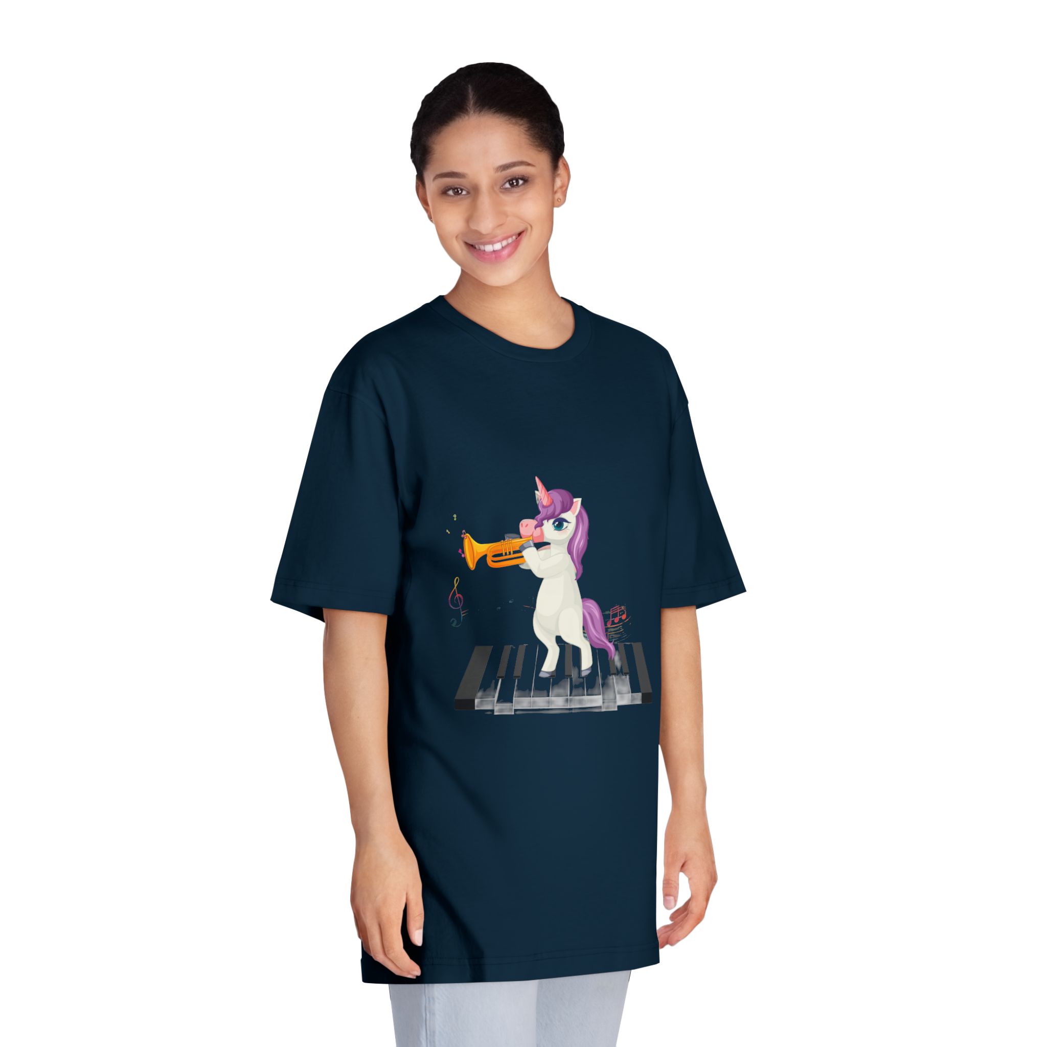 Unicorn V768 Unisex Classic Crewneck T Shirt - Image 19
