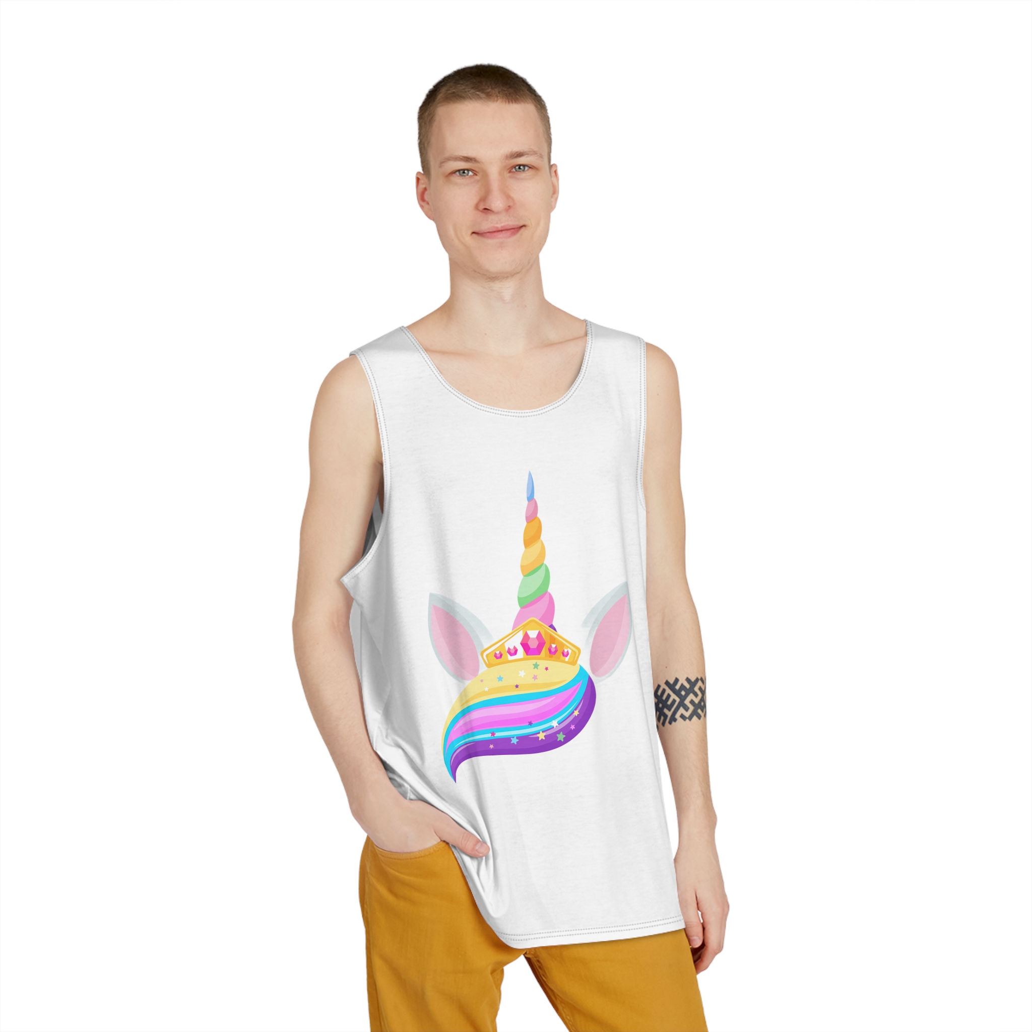 Unicorn V777 Mens Tank Aop - Image 3