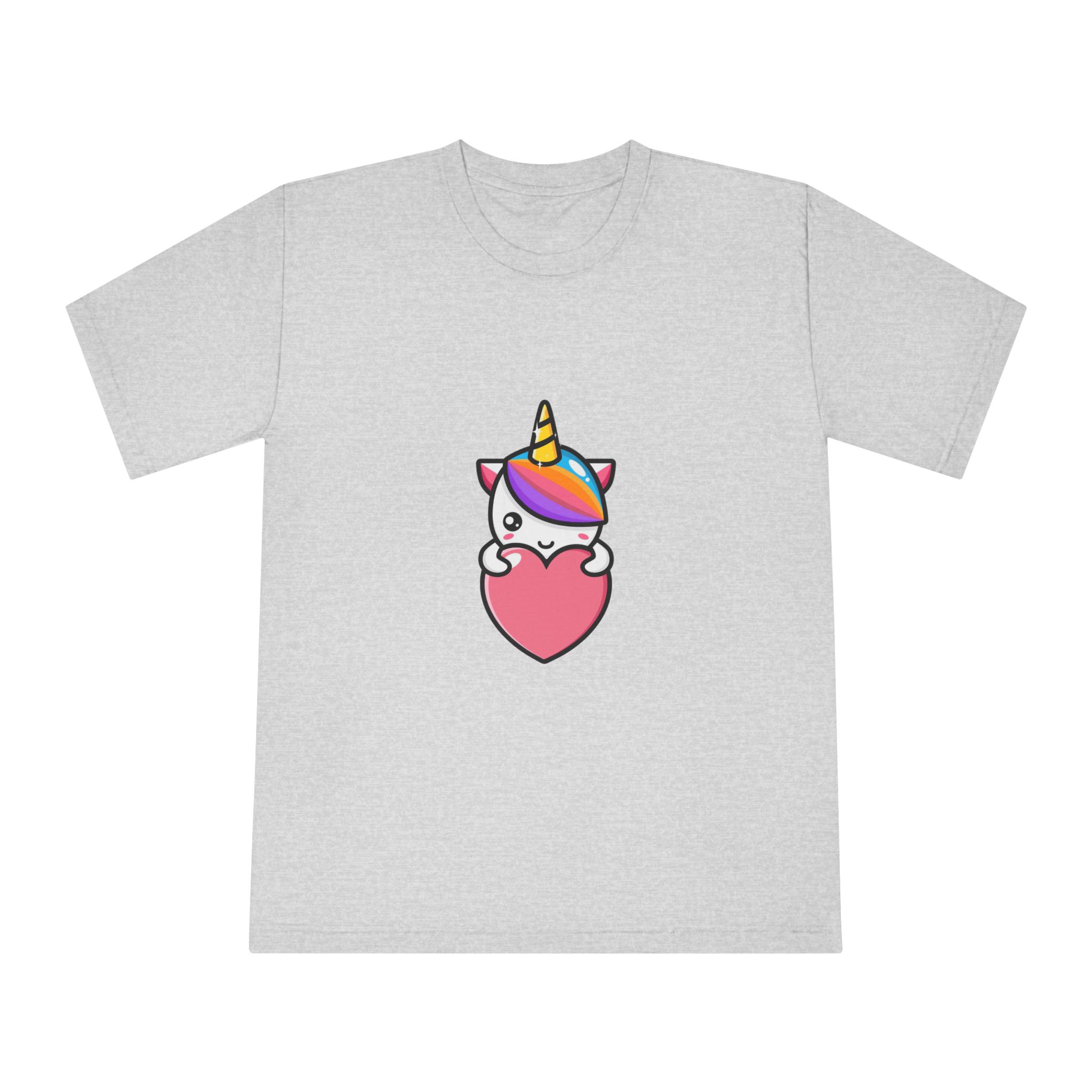 Cute Unicorn Mascot Design (7) Unisex Classic Crewneck T Shirt - Image 13