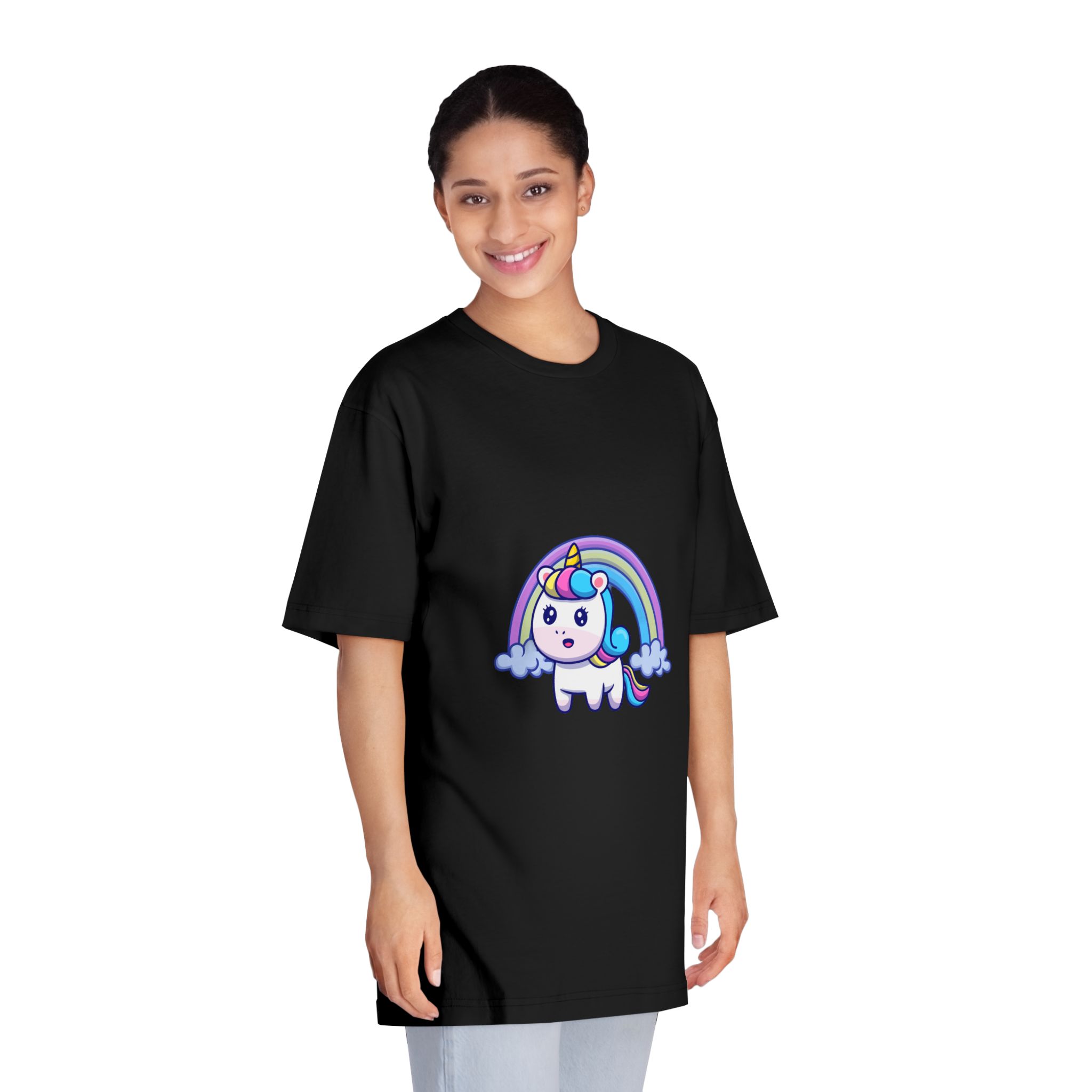 Unicorn V588 Unisex Classic Crewneck T Shirt - Image 7