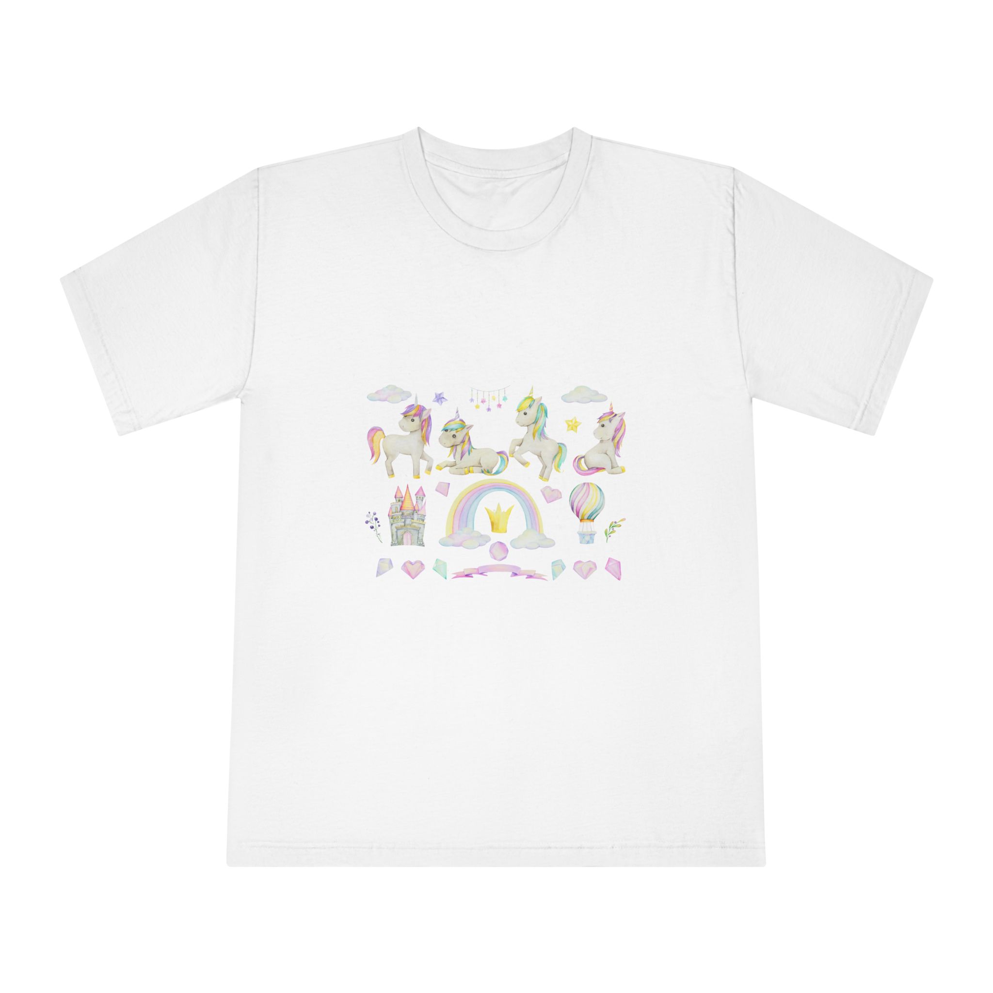 Unicorn V852 Unisex Classic Crewneck T Shirt