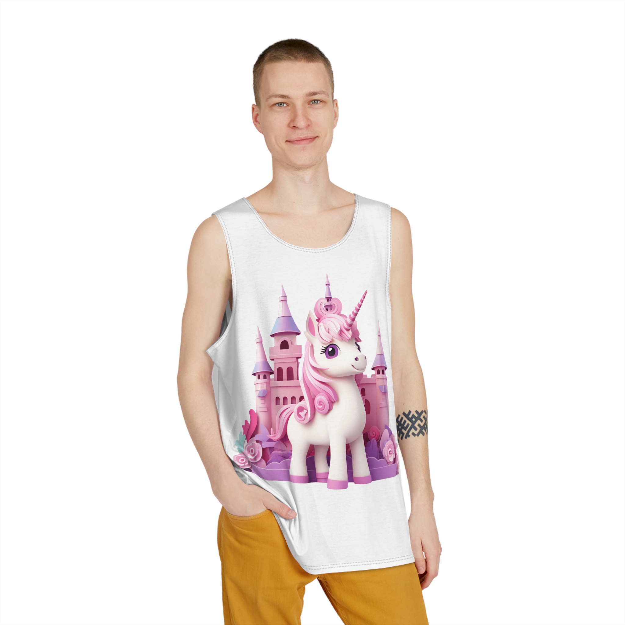 Unicorns 338 Mens Tank Aop - Image 3