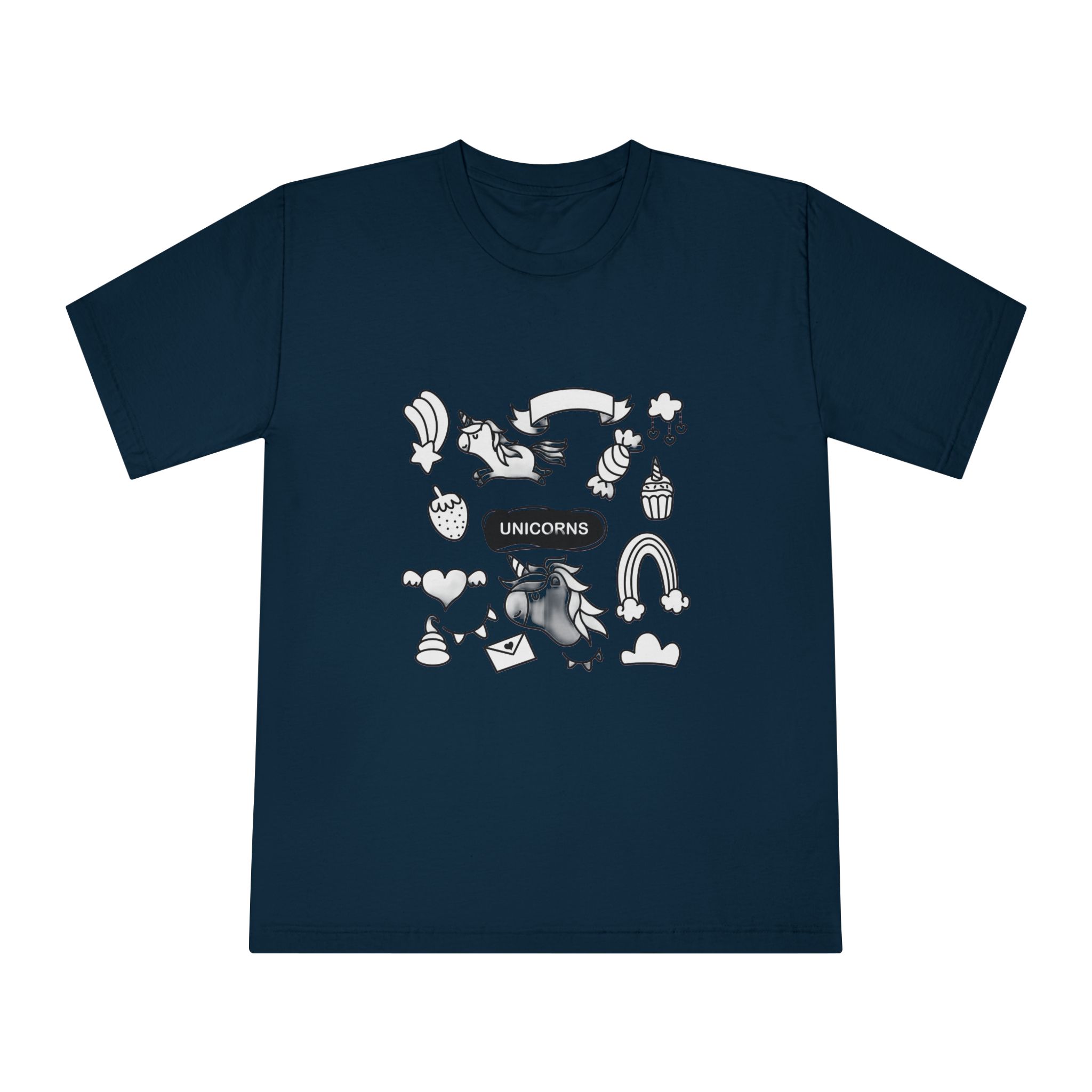 Unicorn V837 Unisex Classic Crewneck T Shirt - Image 17