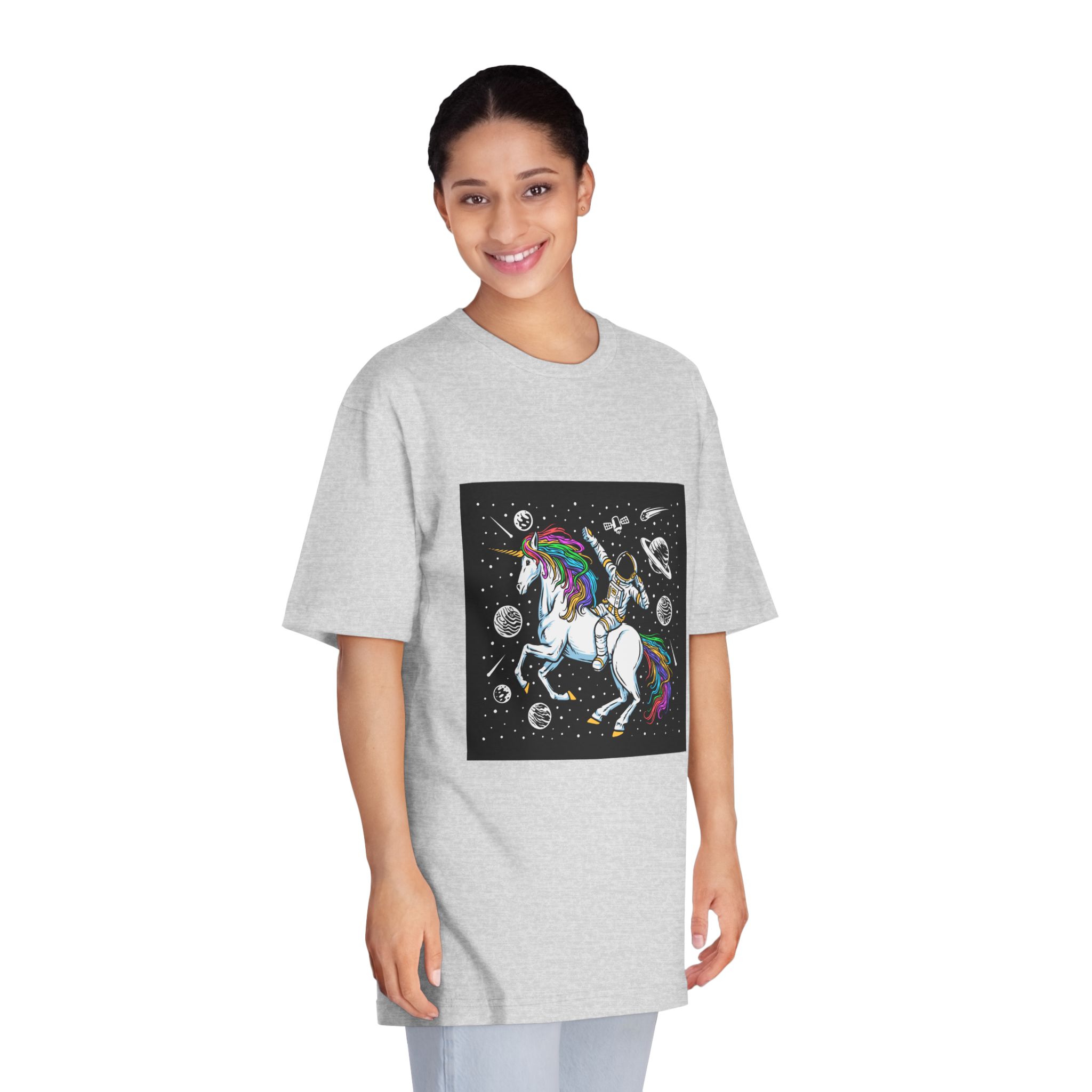 Astronaut Unicorn Unisex Classic Crewneck T Shirt - Image 15