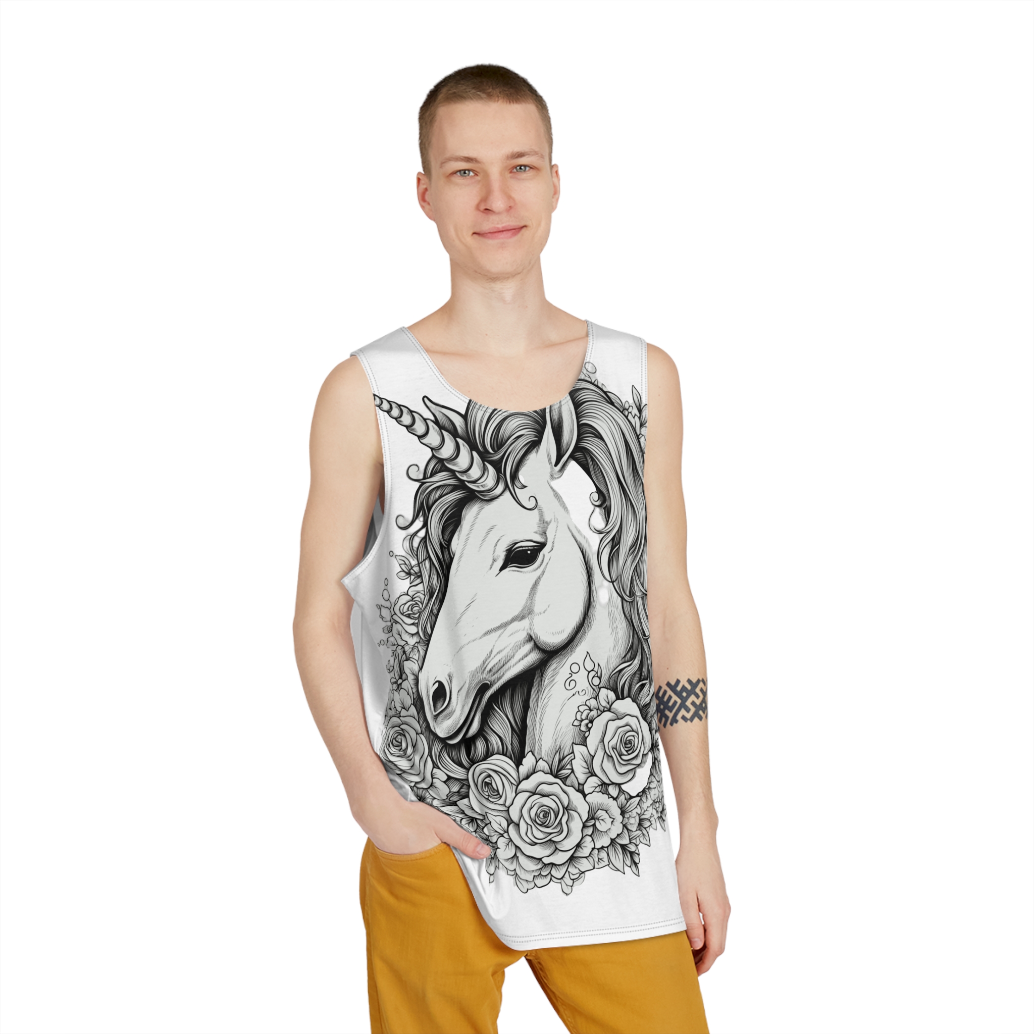 Unicorns 372 Mens Tank Aop - Image 3