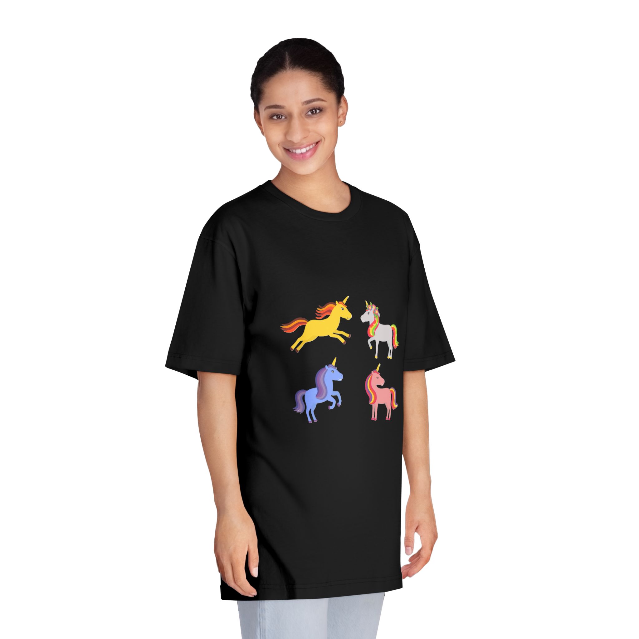 Unicorns 78 Unisex Classic Crewneck T Shirt - Image 7