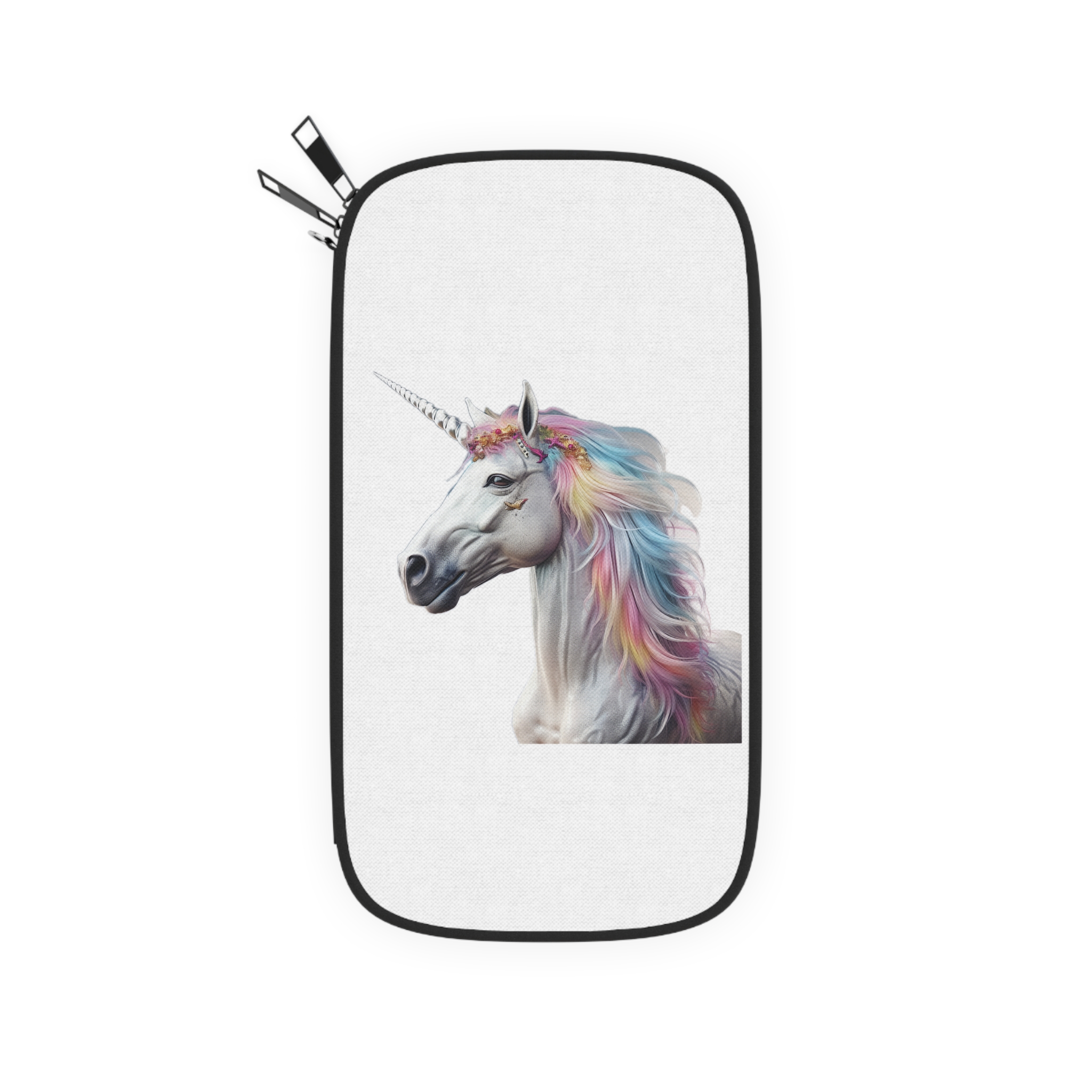 Colorful 3d Mythical Unicorn (3) Passport Wallet - Image 2