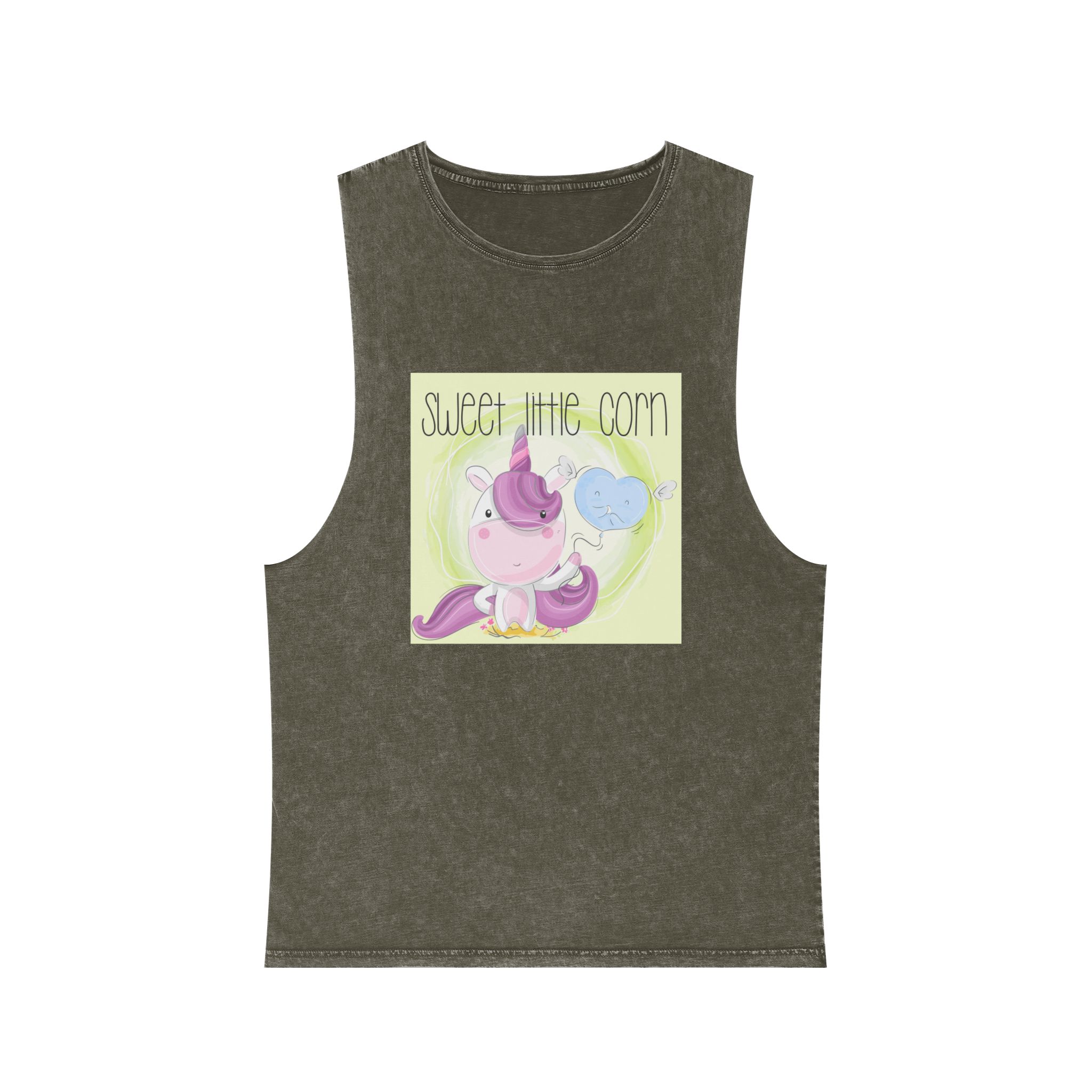 Unicorn V158 Unisex Stonewash Tank Top - Image 5