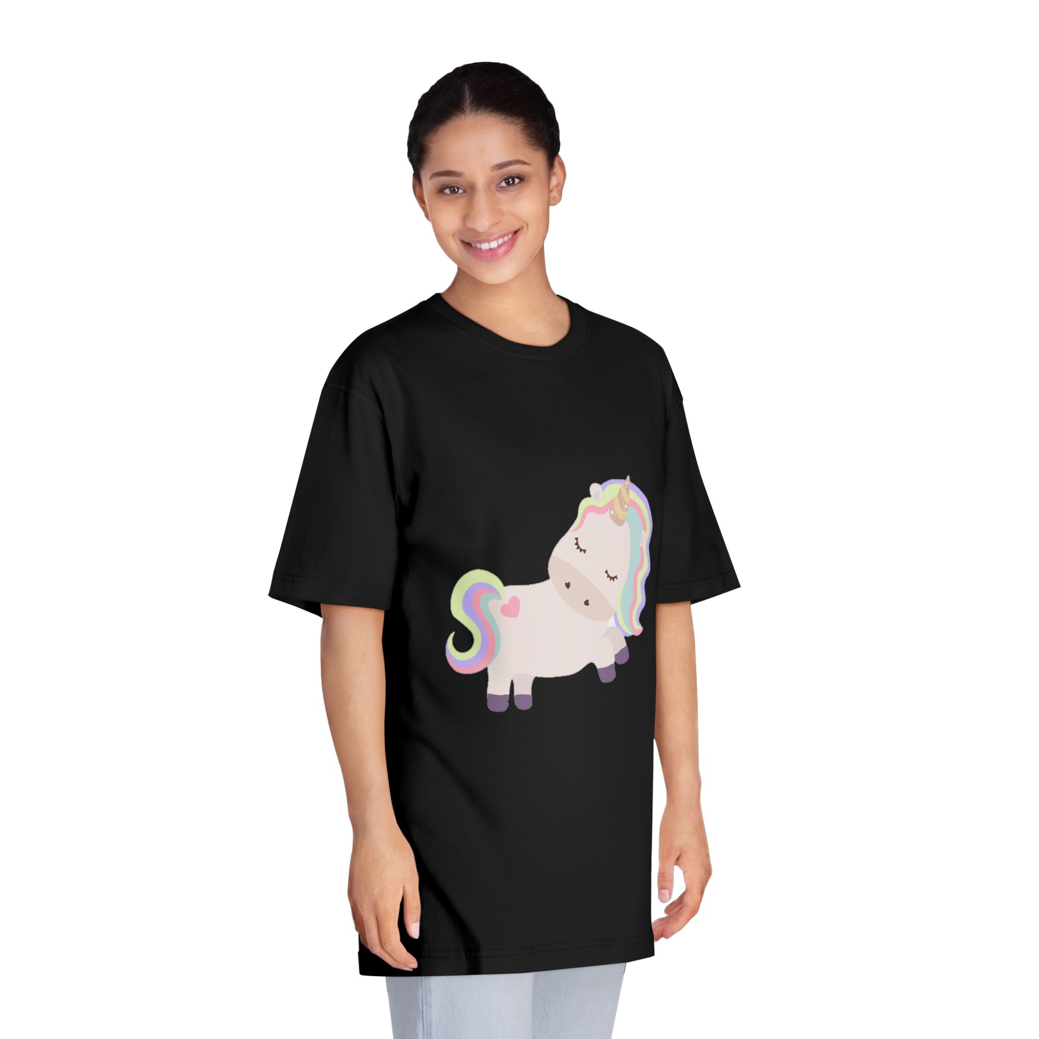 Unicorn V886 Unisex Classic Crewneck T Shirt - Image 7