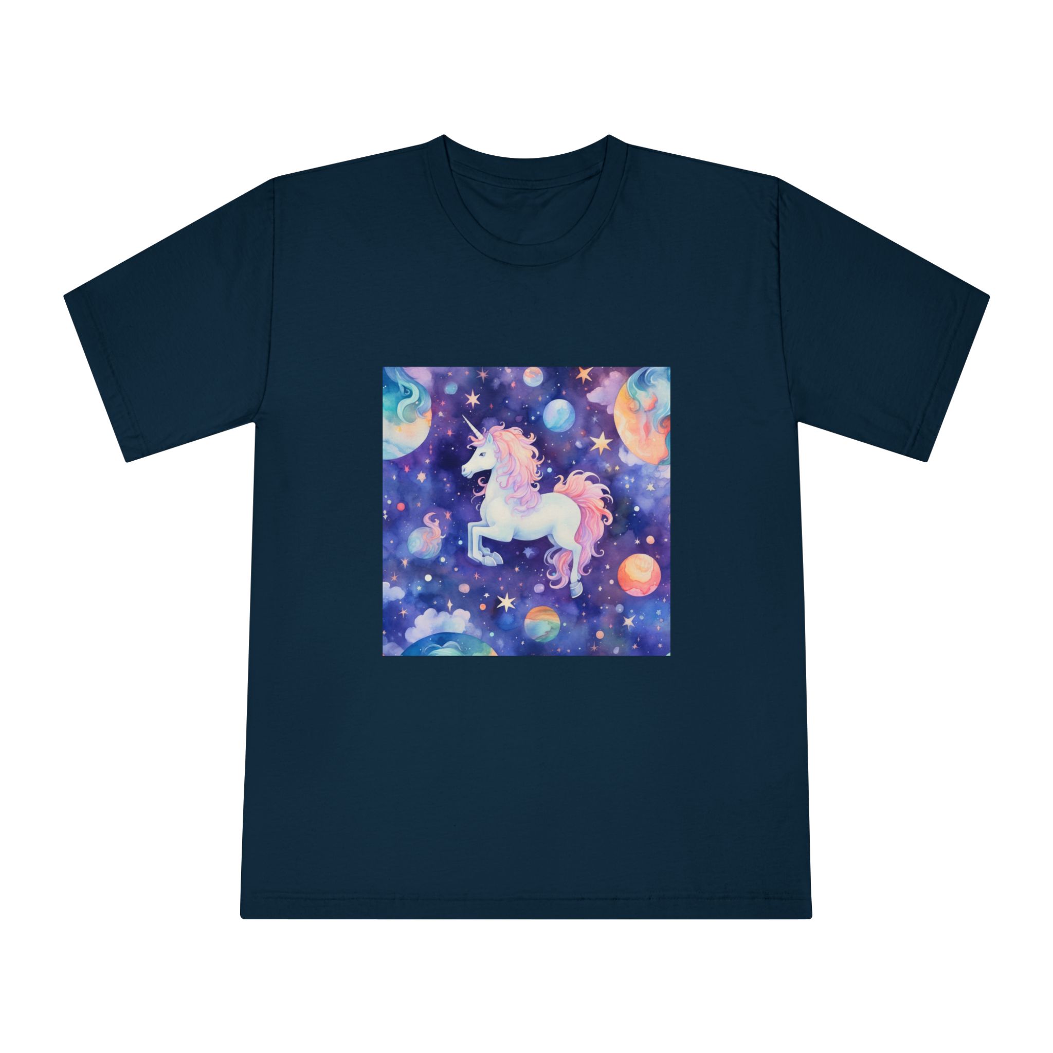 There Is Unicorn That Is Flying Through Sky Generative Ai Unisex Classic Crewneck T Shirt - Image 17