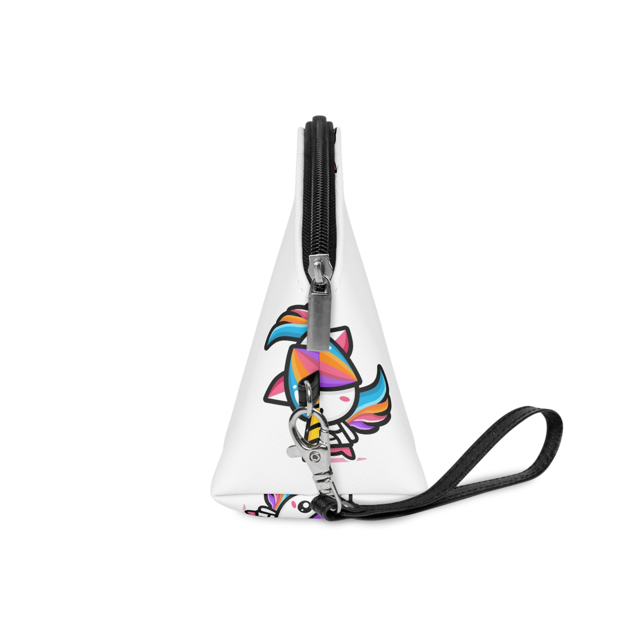 Cute Unicorn Mascot Design (4) Makeup Bag - Image 3