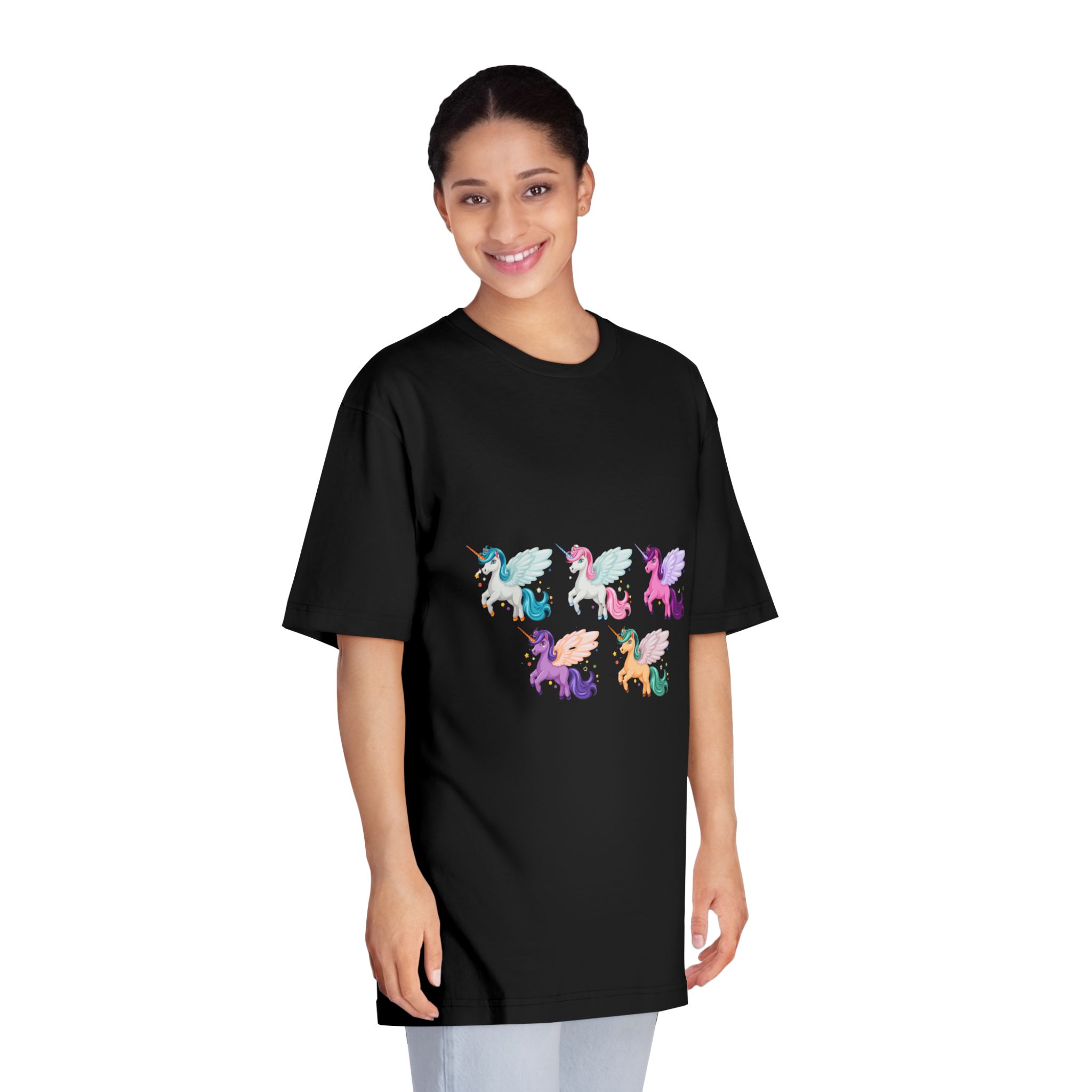 Unicorns 426 Unisex Classic Crewneck T Shirt - Image 7