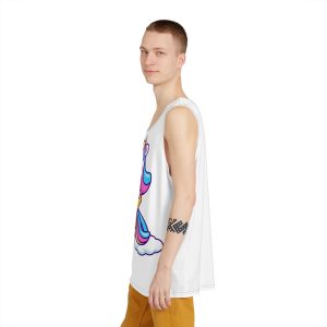 Cute Unicorn Star Mens Tank Aop