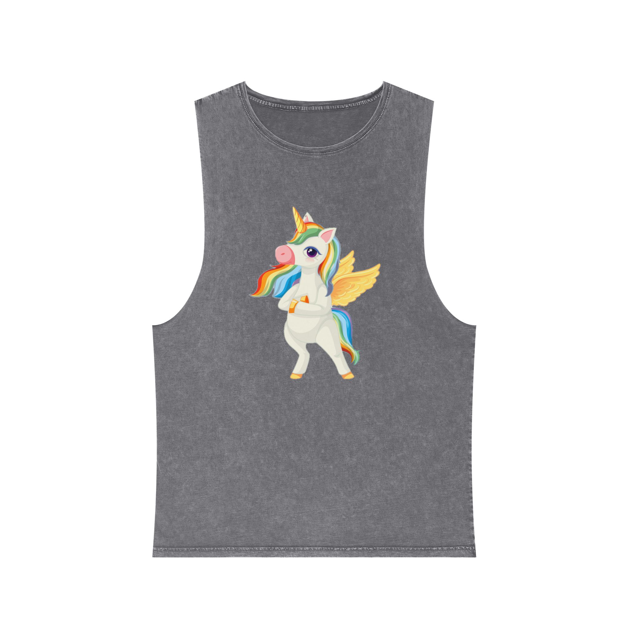 Unicorn V427 Unisex Stonewash Tank Top - Image 9