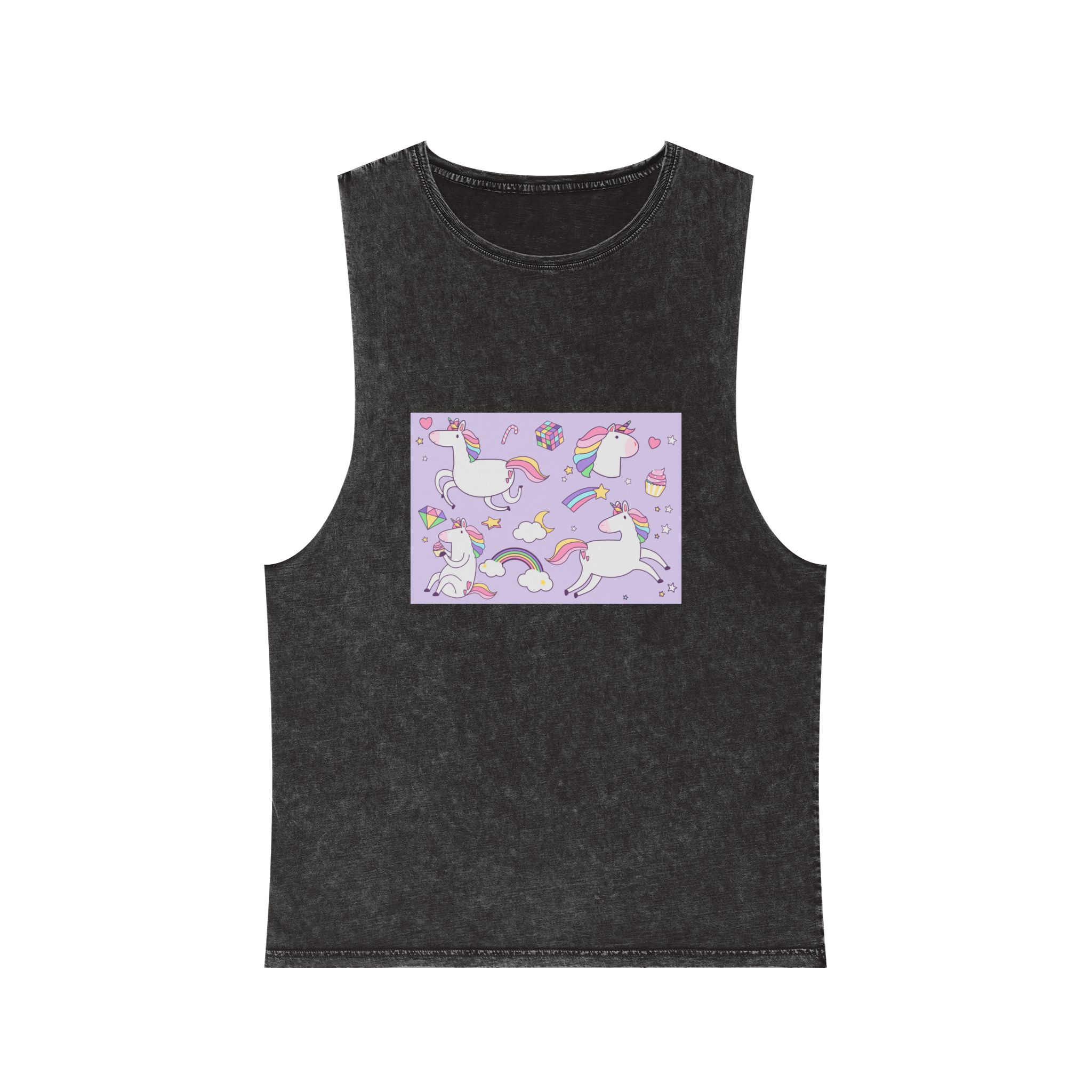 Unicorn V145 Unisex Stonewash Tank Top