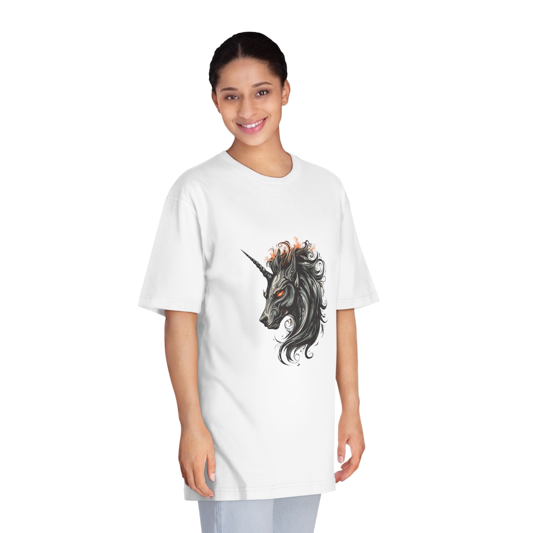 Unicorns 219 Unisex Classic Crewneck T Shirt - Image 3