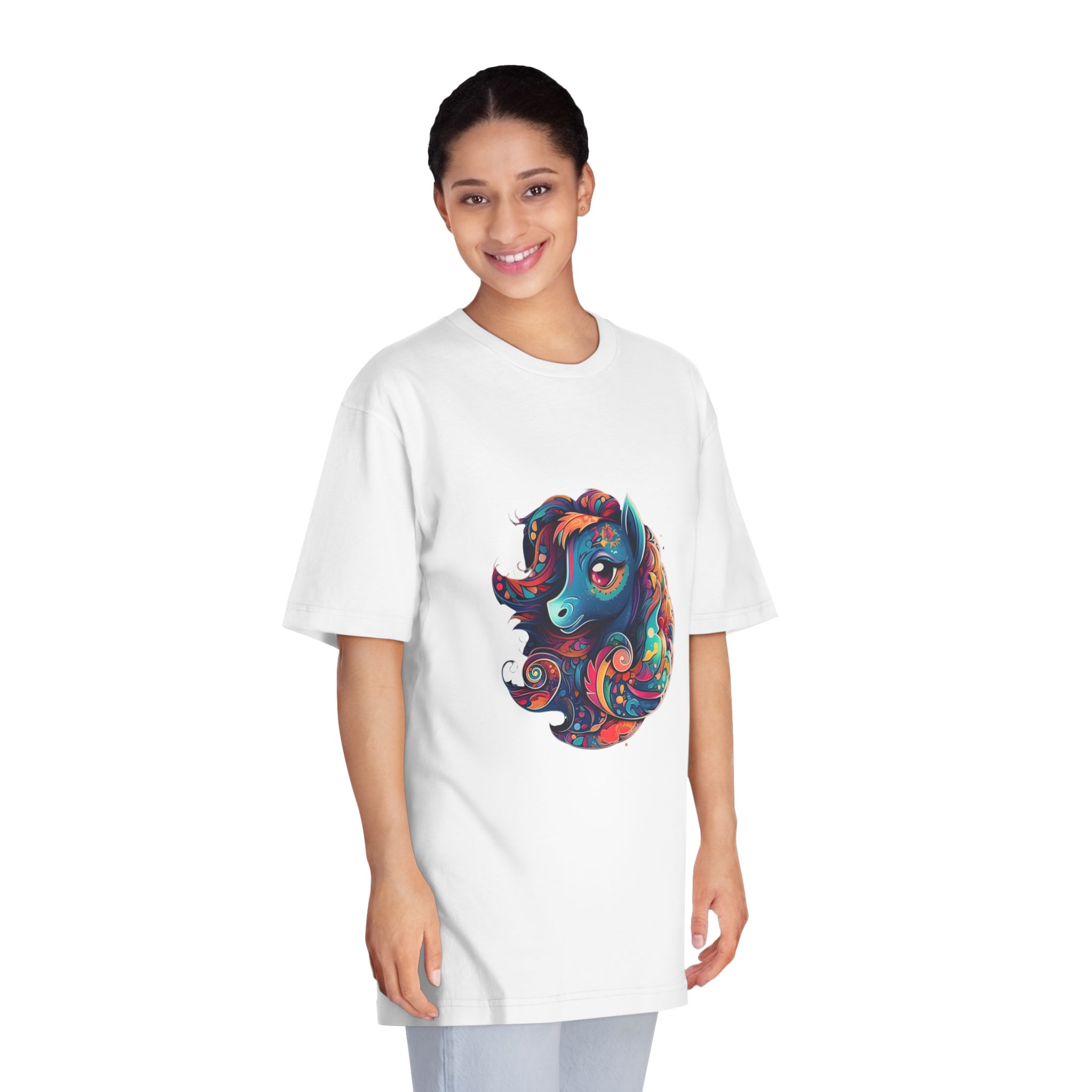 Unicorns 235 Unisex Classic Crewneck T Shirt - Image 3