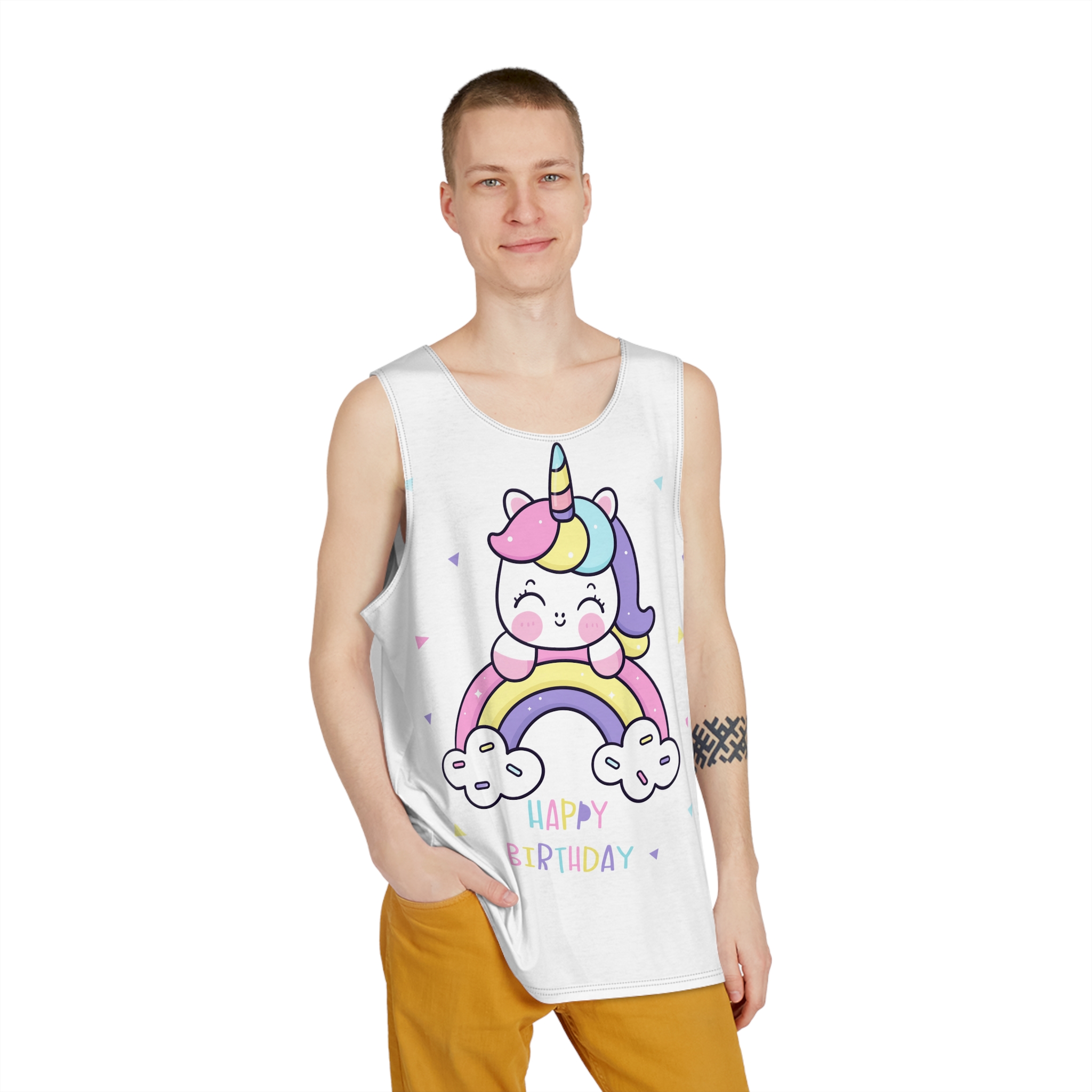 Unicorn V789 Mens Tank Aop - Image 3