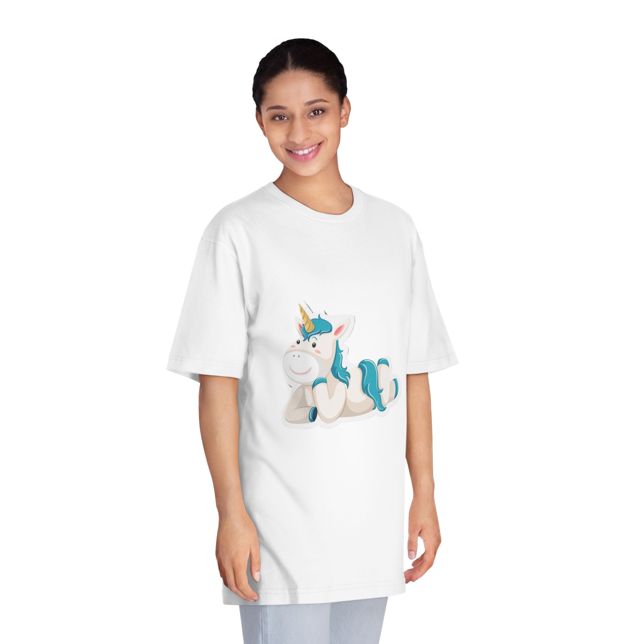 Unicorns 424 Unisex Classic Crewneck T Shirt - Image 3