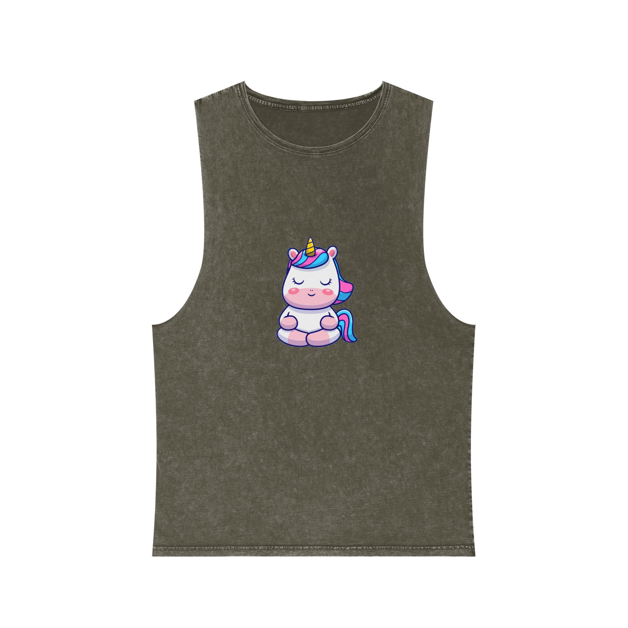Unicorn V507 Unisex Stonewash Tank Top - Image 5