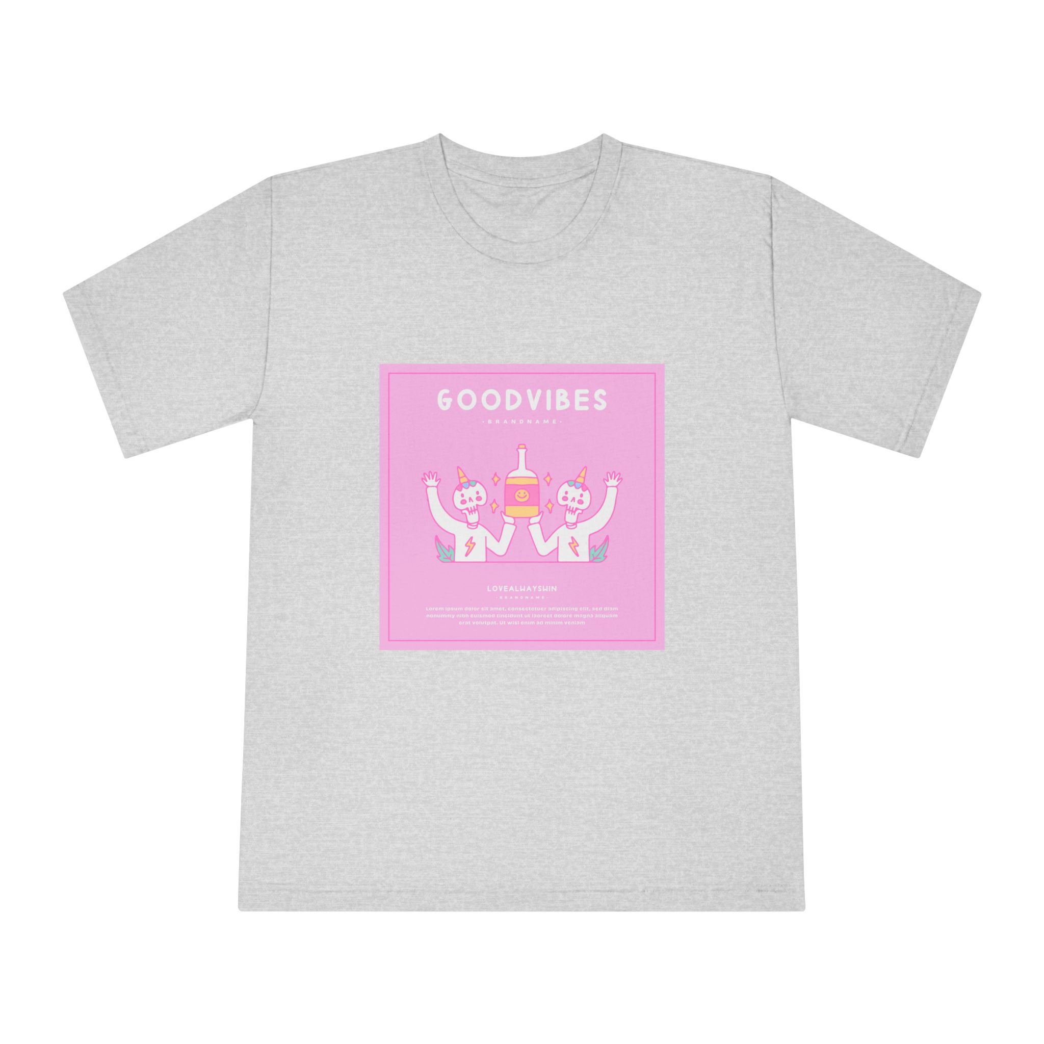 Cute Unicorn Skulls Holding Beer Bottle Illustration T Shirt Poster Unisex Classic Crewneck T Shirt - Image 13