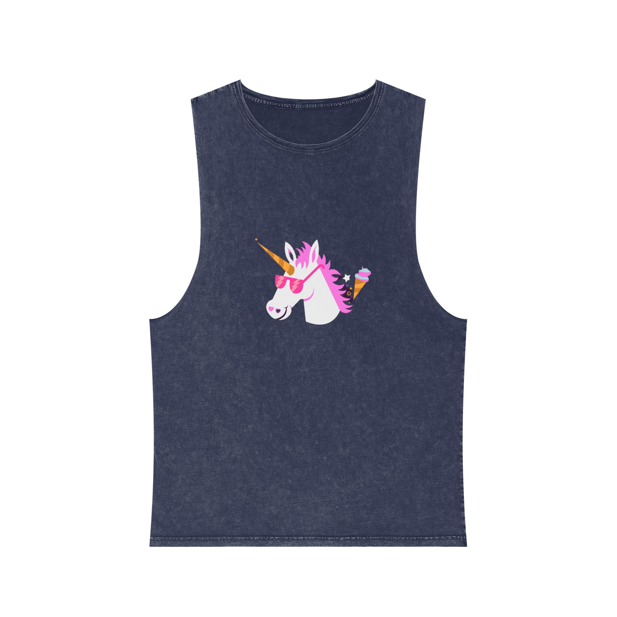Unicorn V74 Unisex Stonewash Tank Top - Image 13