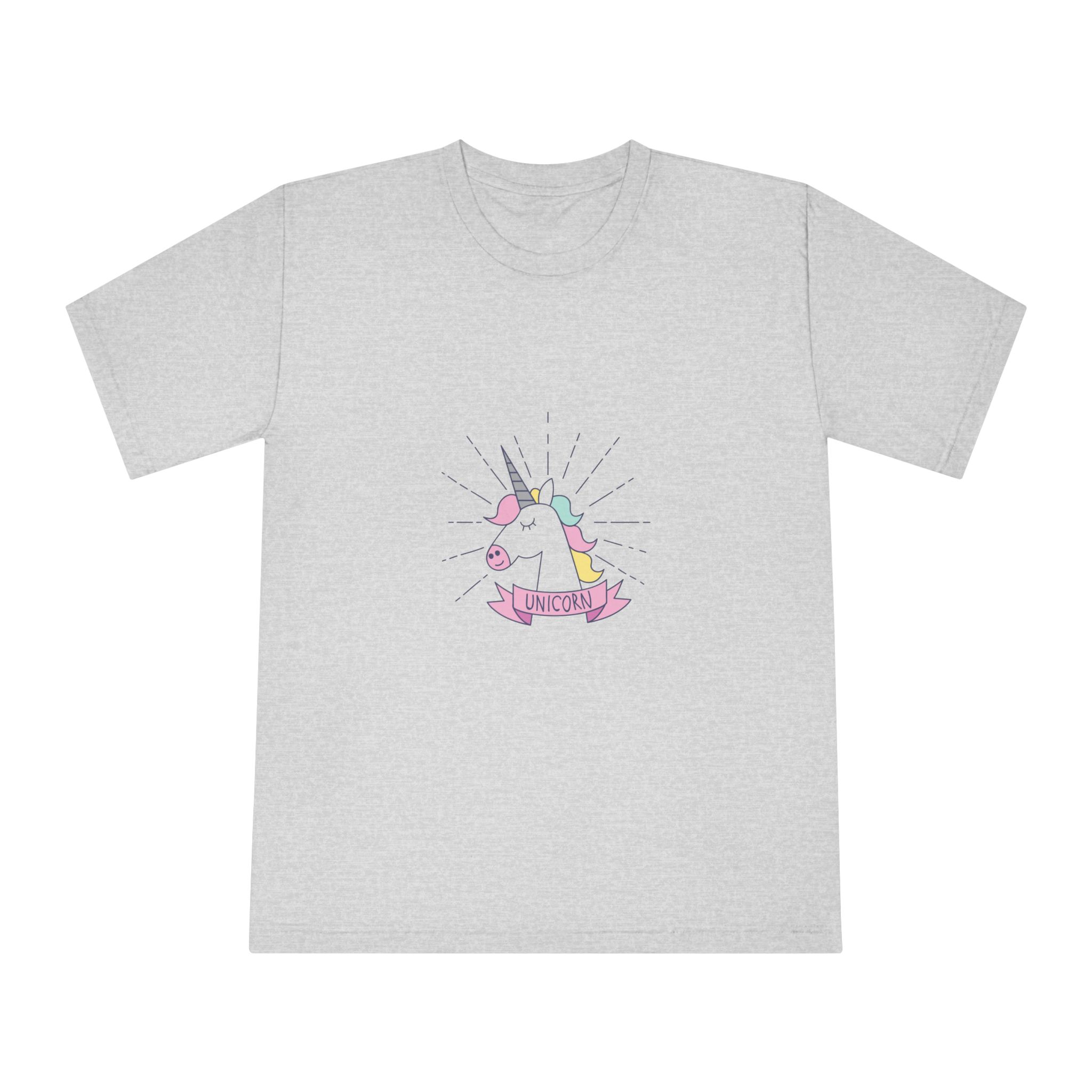 Unicorn Symbol Isolated White Background Unisex Classic Crewneck T Shirt Product - Image 13
