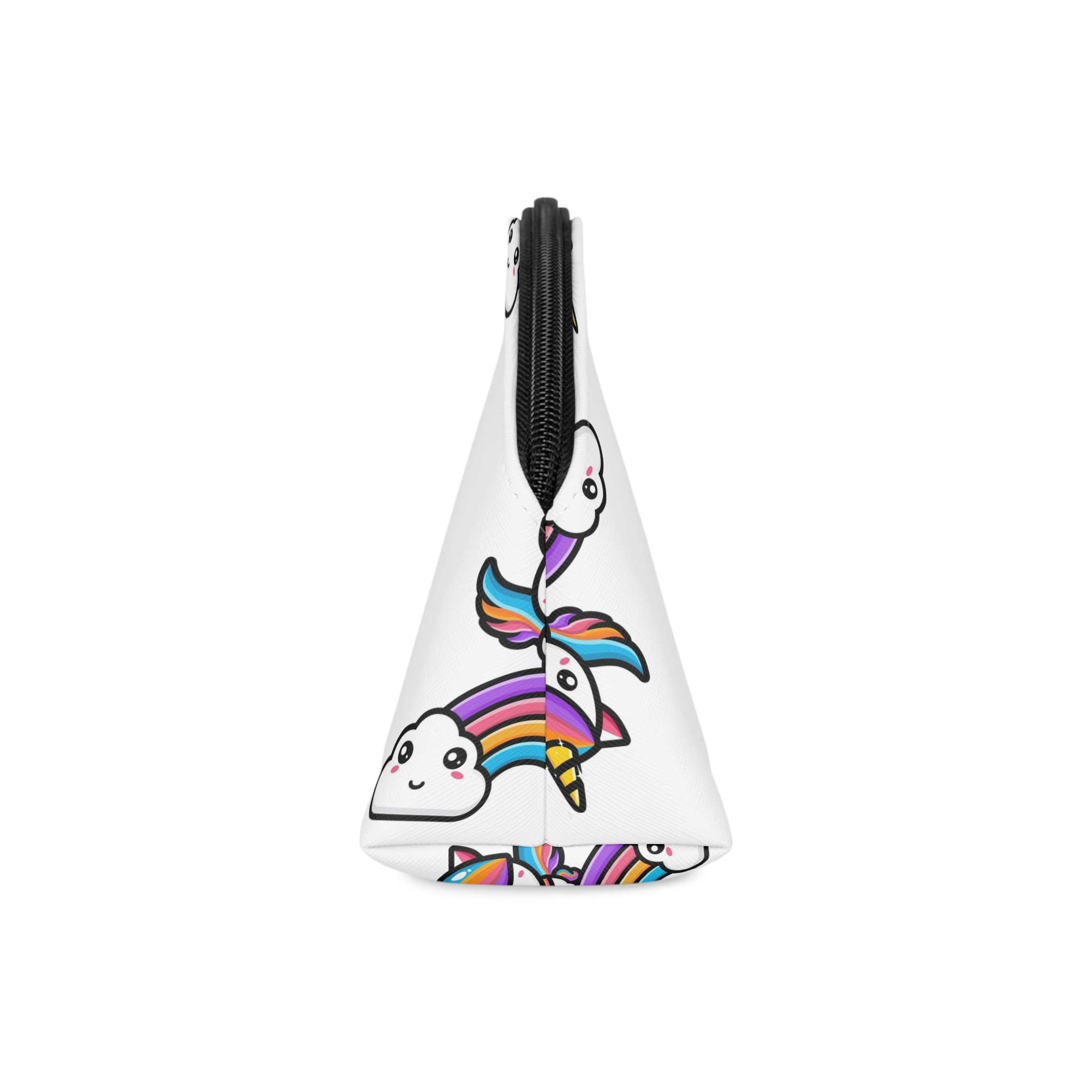 Cute Unicorn Mascot Design (1) Makeup Bag - Image 4