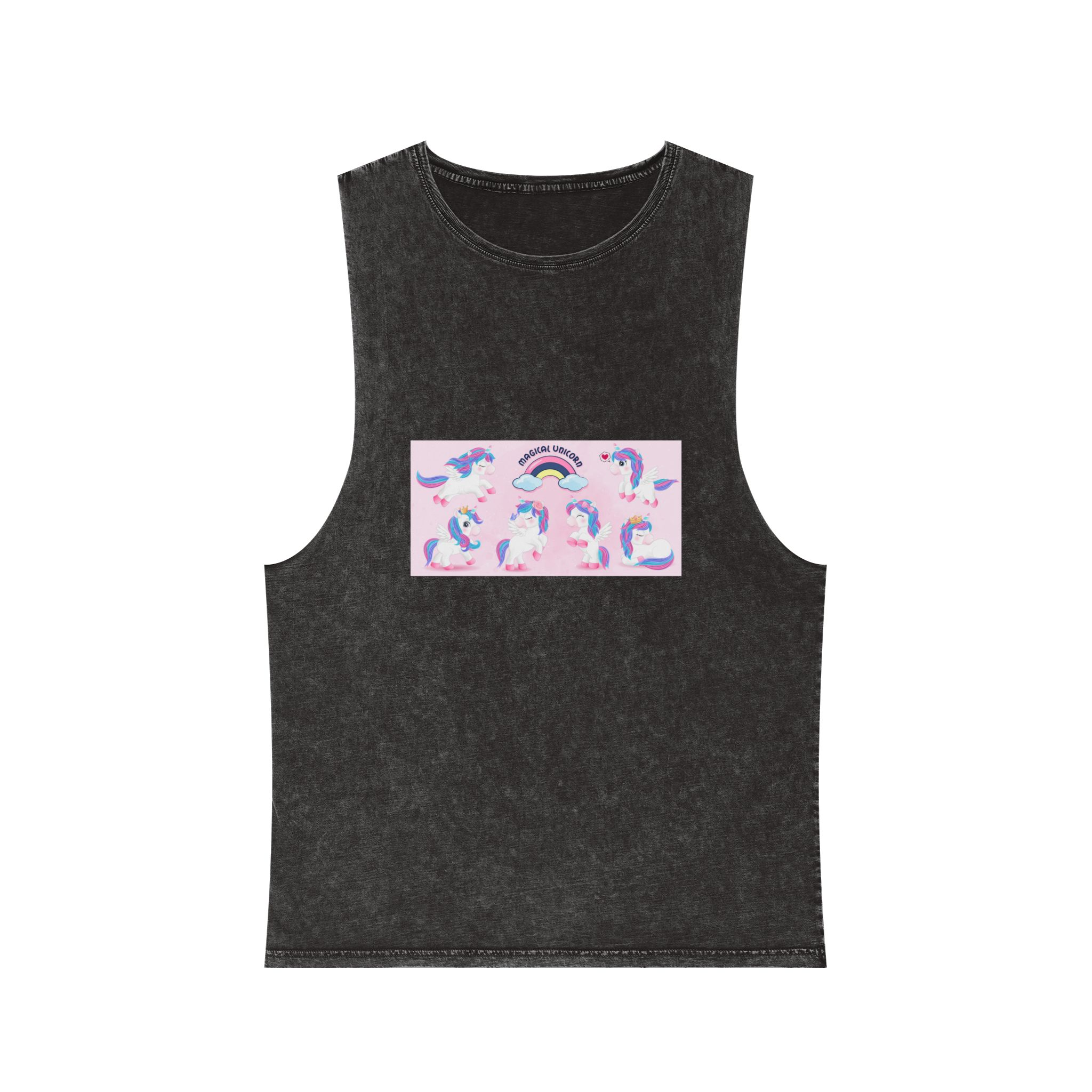 Unicorn V494 Unisex Stonewash Tank Top