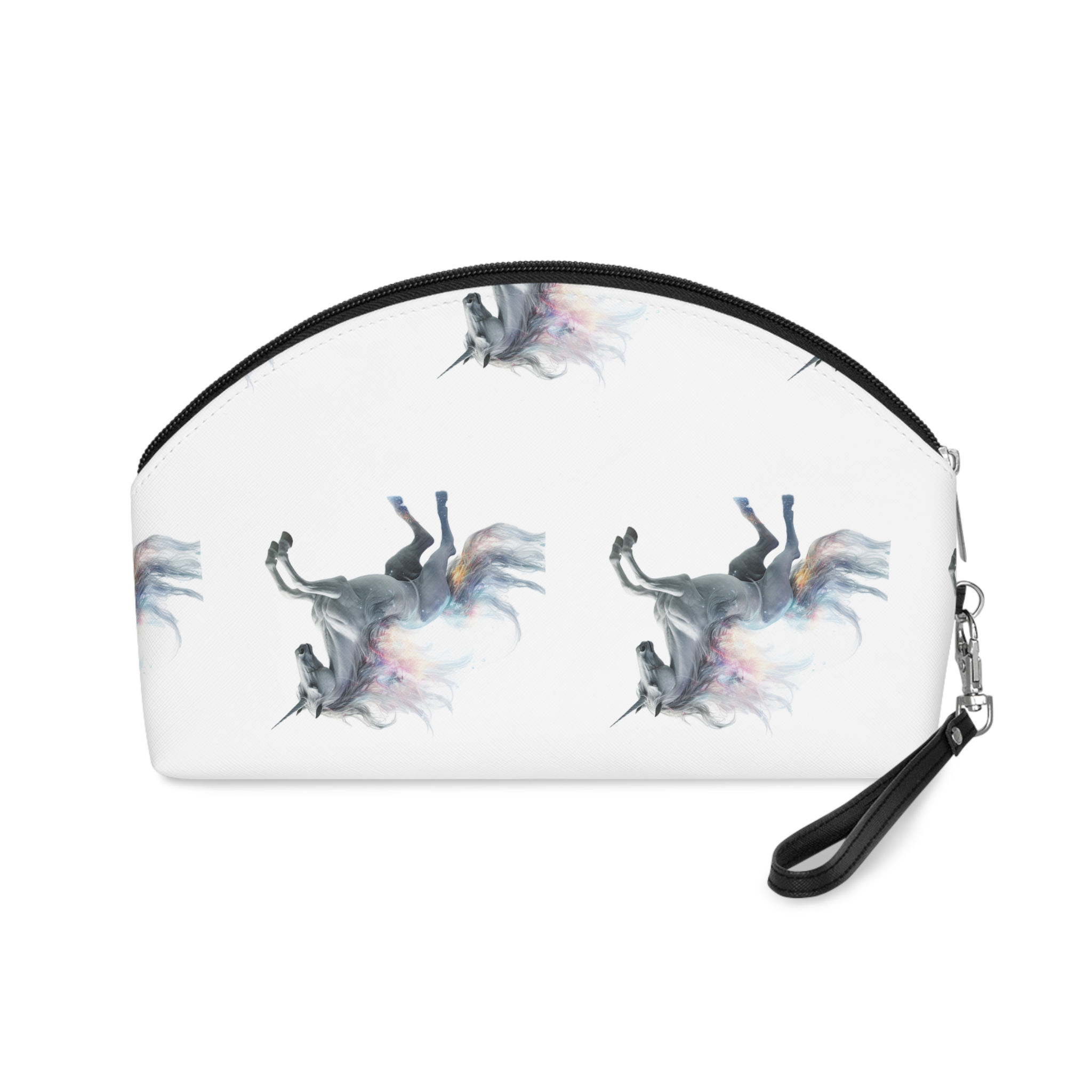 Unicorn With White Background High Quality Ultra Hd Makeup Bag - Image 2
